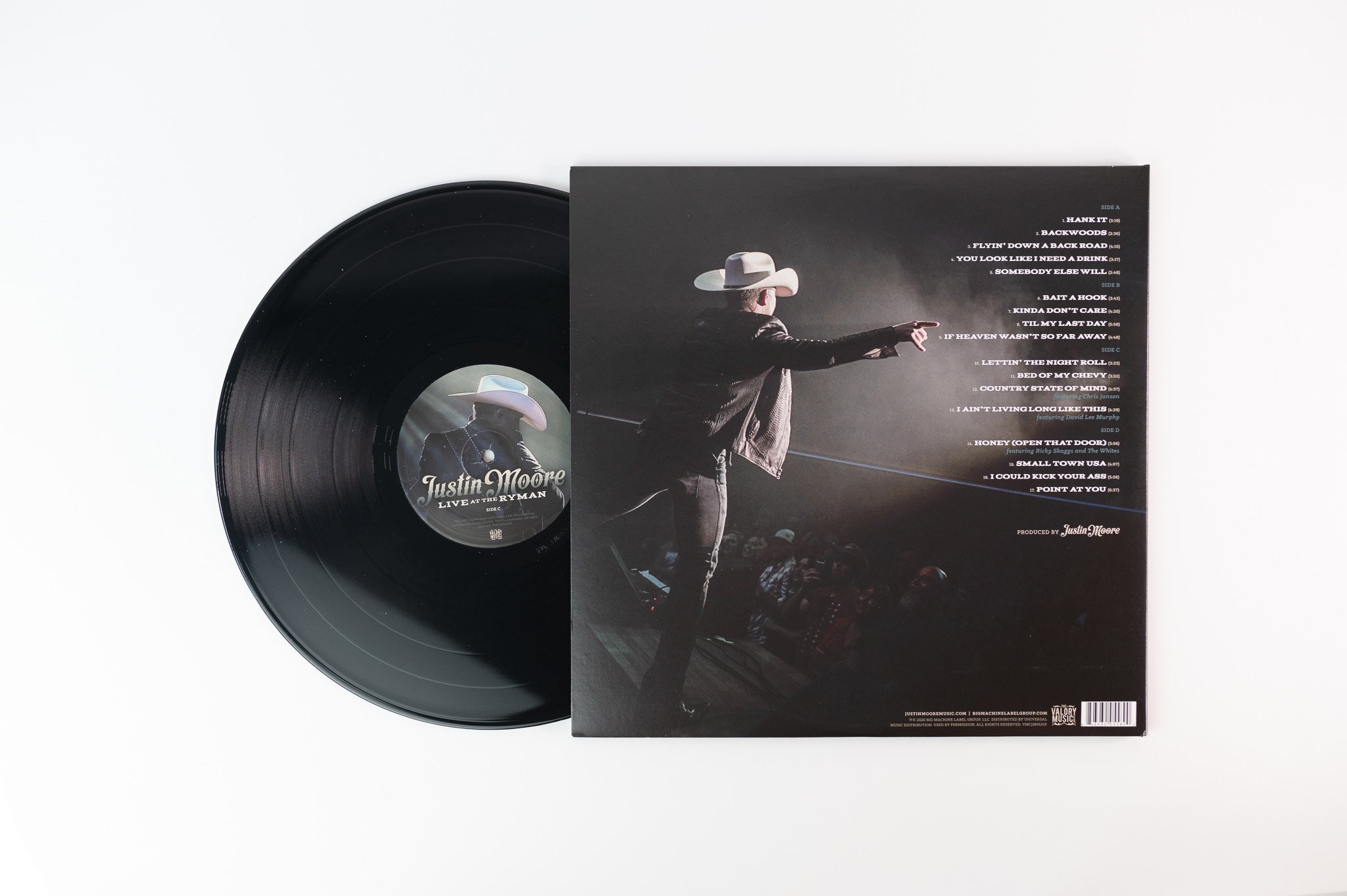 Justin Moore - Live At The Ryman on Valory Music