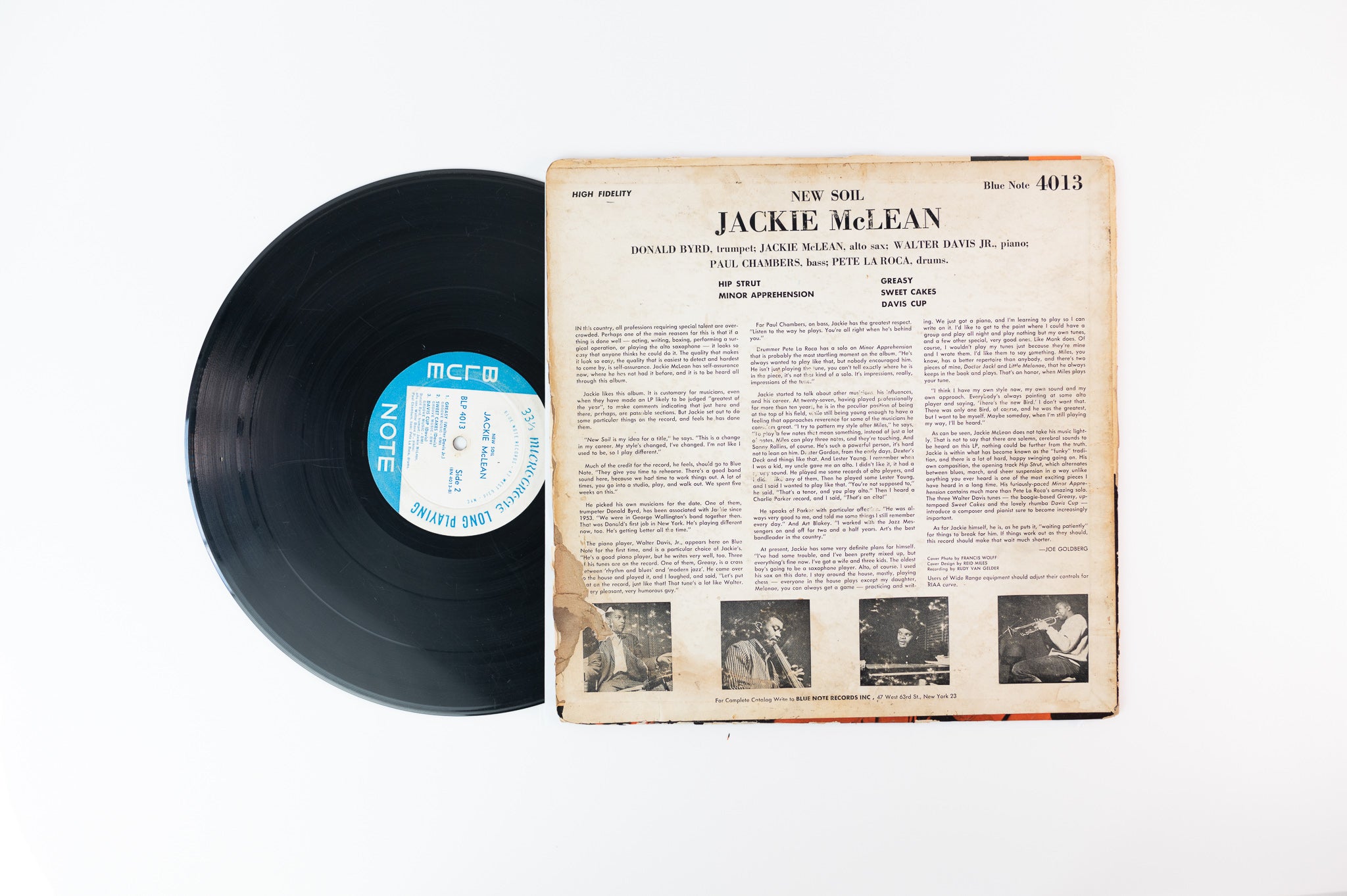 Jackie McLean - New Soil on Blue Note BLP 4013 Mono 47 West 6rd Deep Groove