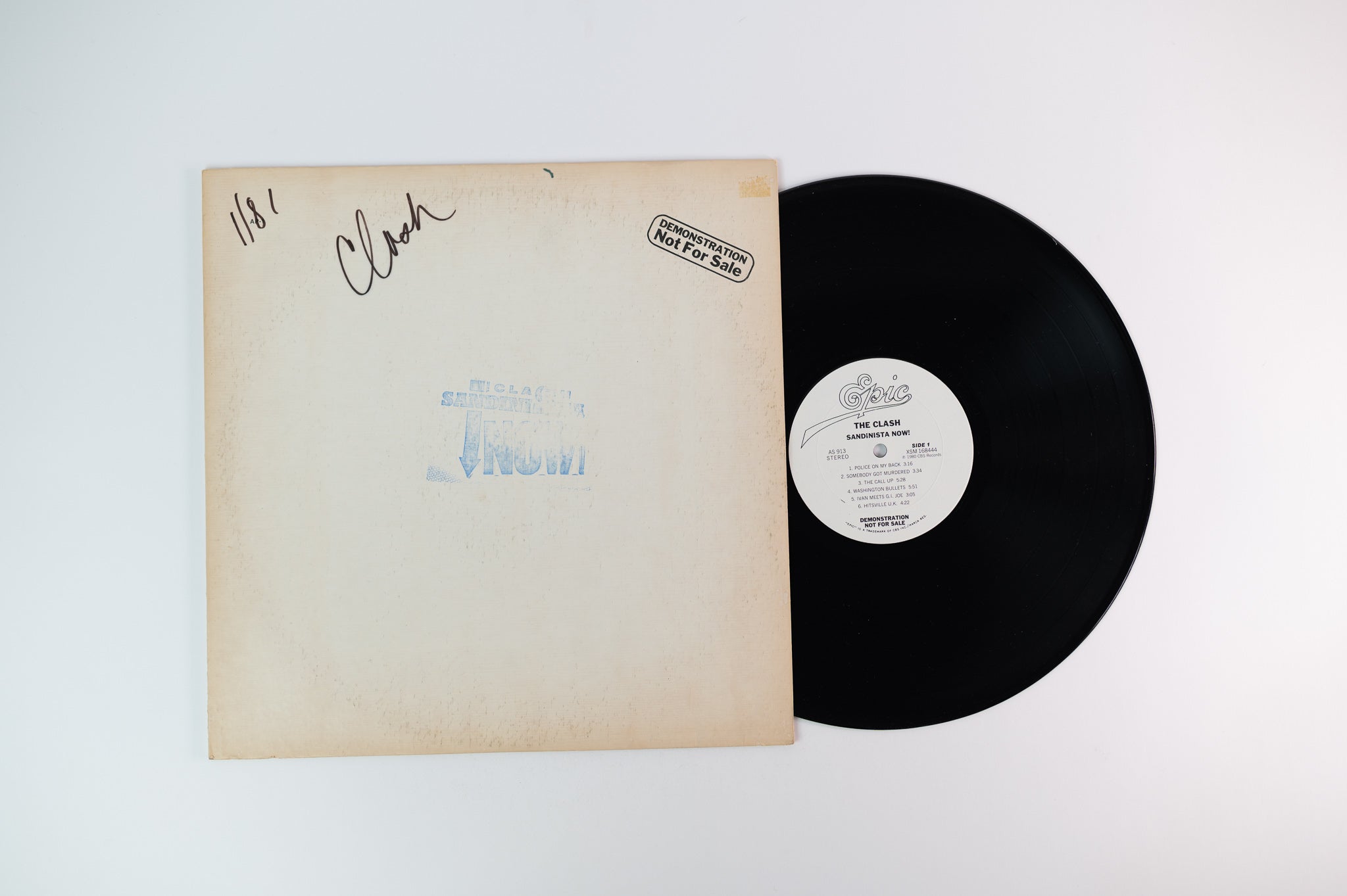 The Clash - Sandinista Now! Promo Sampler on Epic