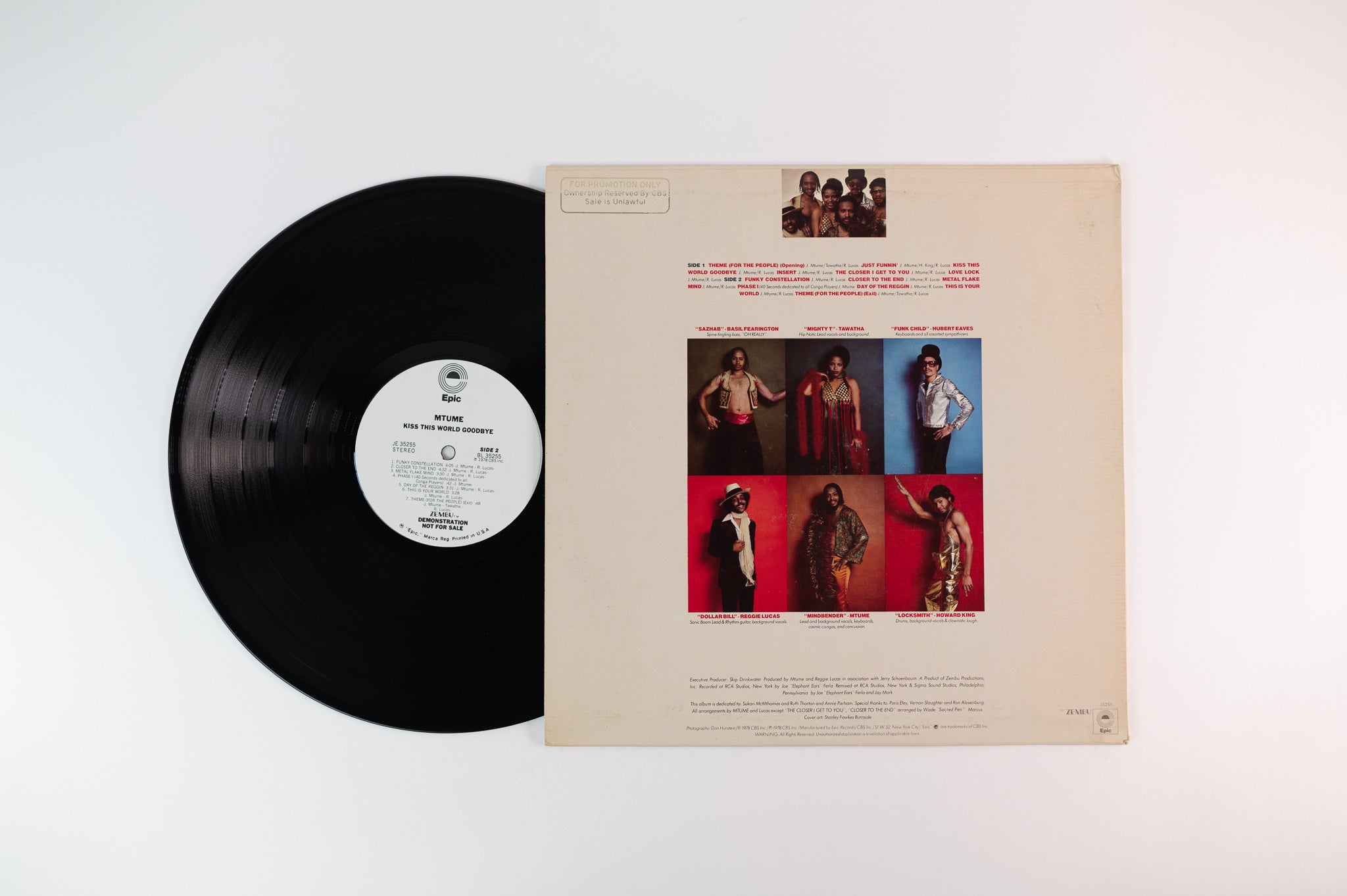 Mtume - Kiss This World Goodbye on Epic Promo