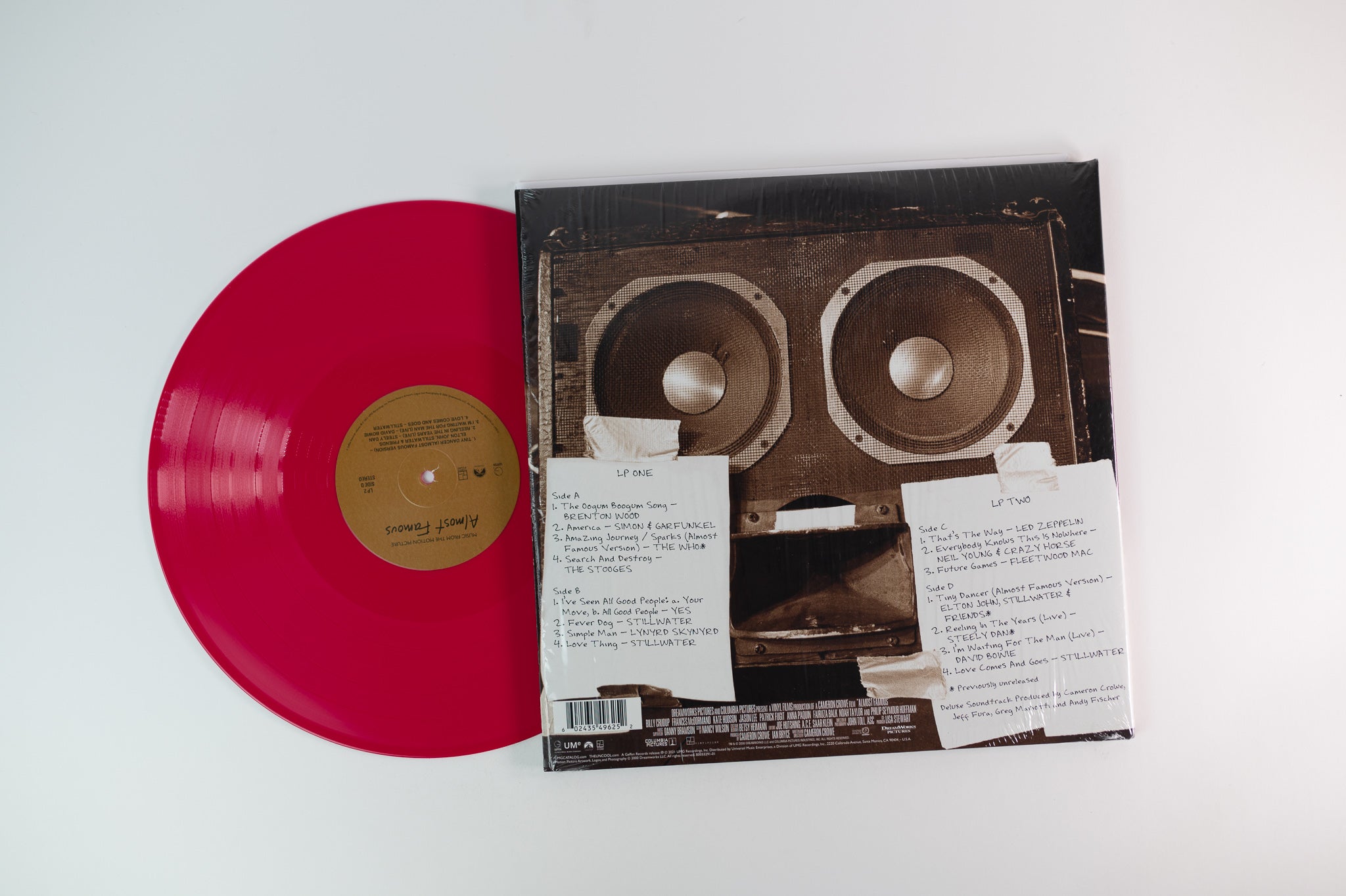 Various - Almost Famous (Music From The Motion Picture) on Geffen Records Colored Vinyl