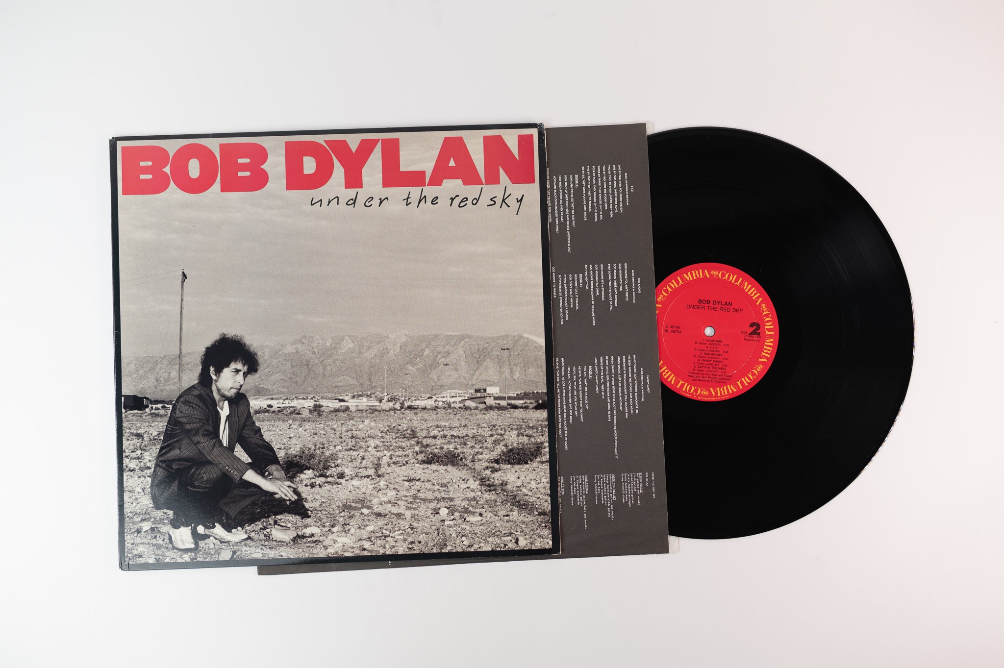 Bob Dylan - Under The Red Sky on Columbia
