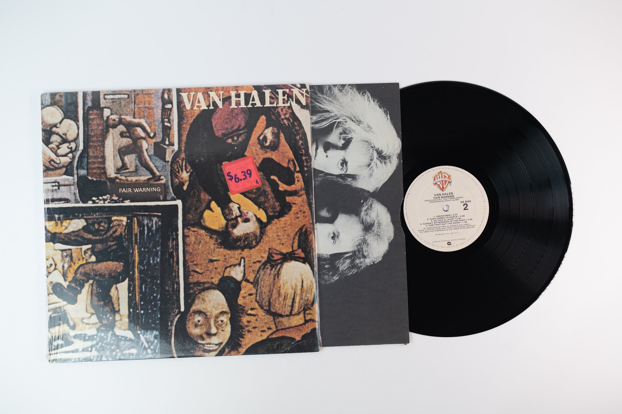 Van Halen - Fair Warning on Warner Bros. Records