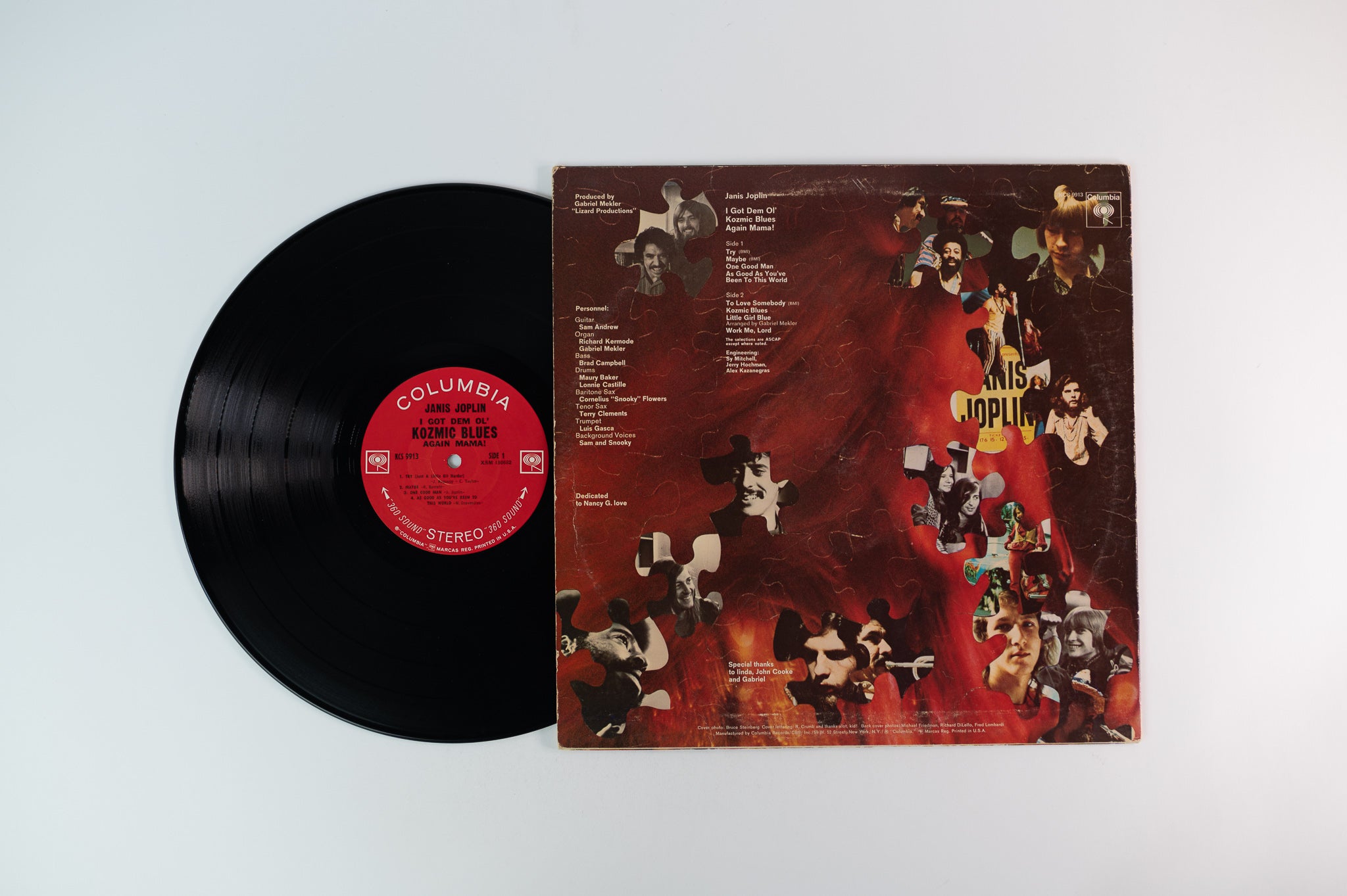 Janis Joplin - I Got Dem Ol' Kozmic Blues Again Mama! on Columbia