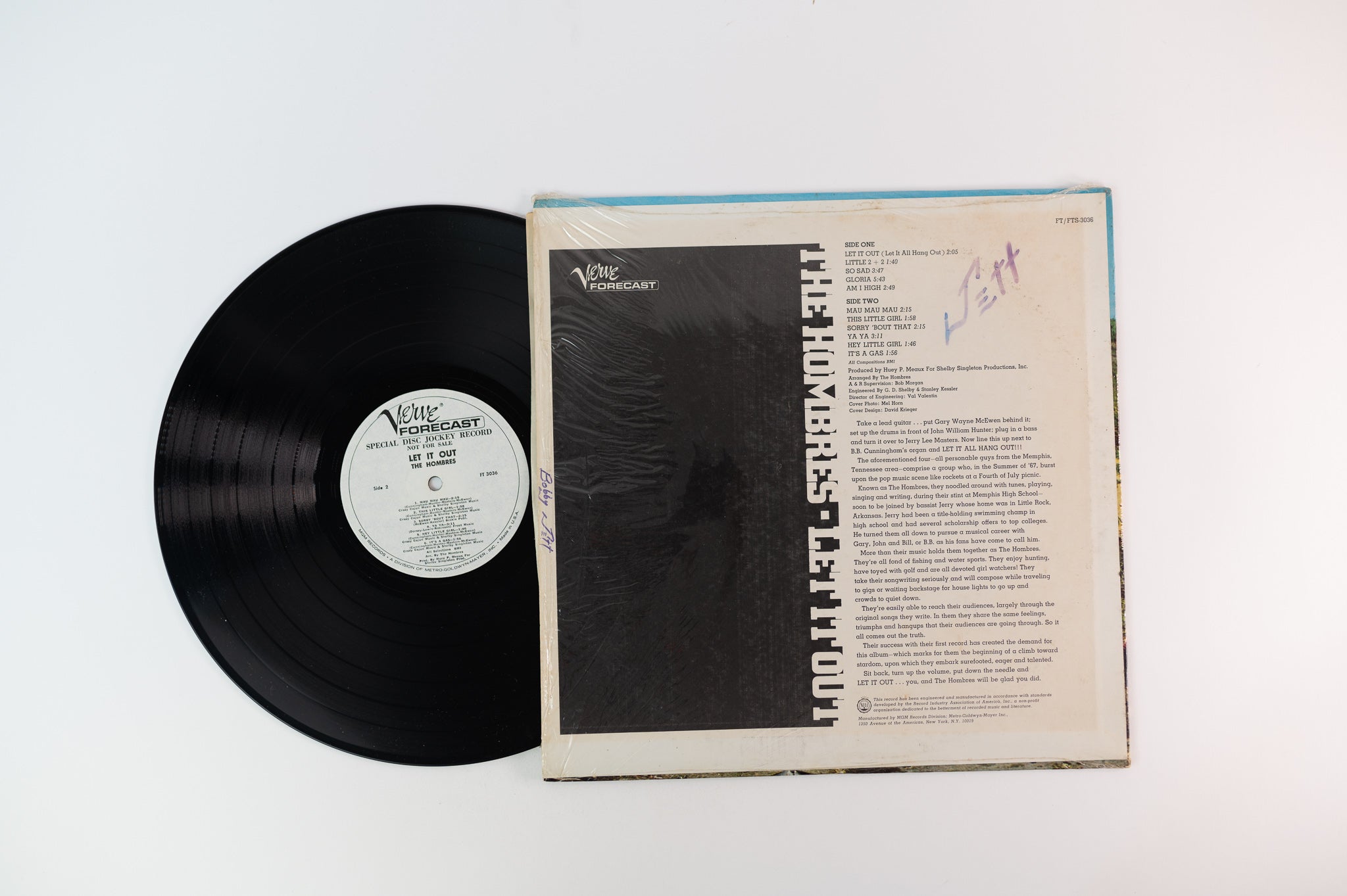 The Hombres - Let It Out (Let It All Hang Out) on Verve Forecast Mono Promo