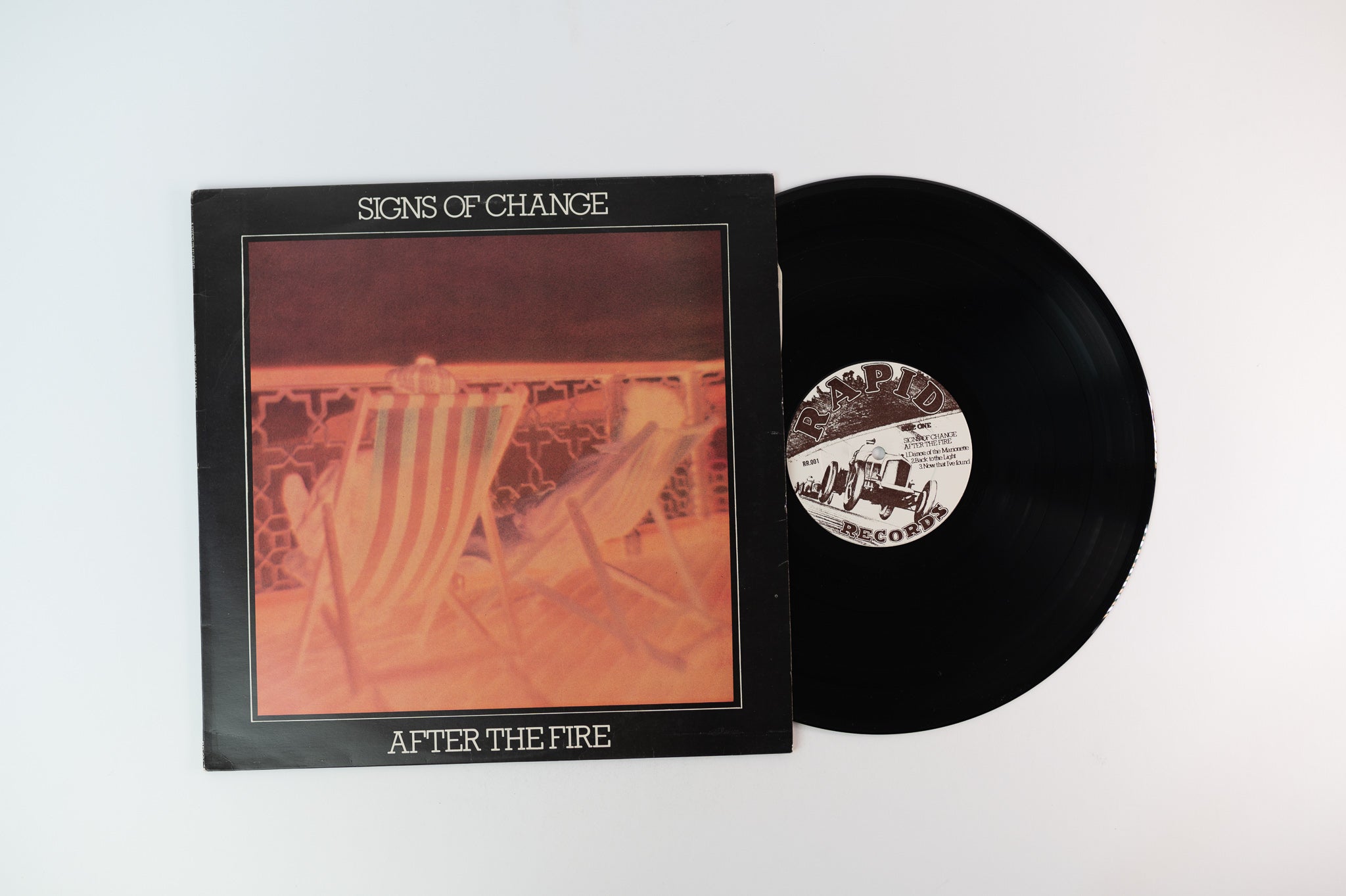 After The Fire - Signs Of Change on Rapid Records UK Pressing