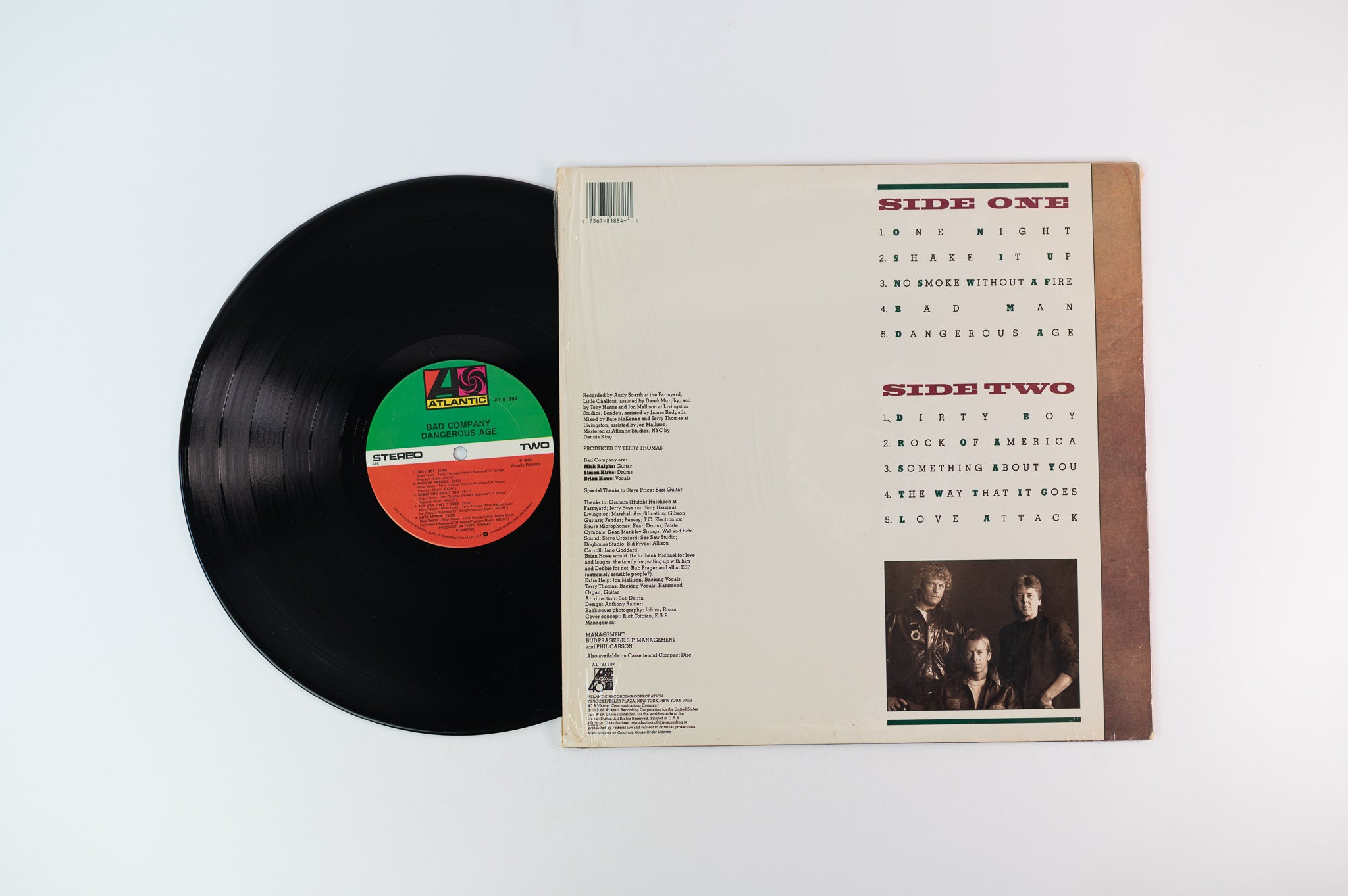 Bad Company - Dangerous Age on Atlantic