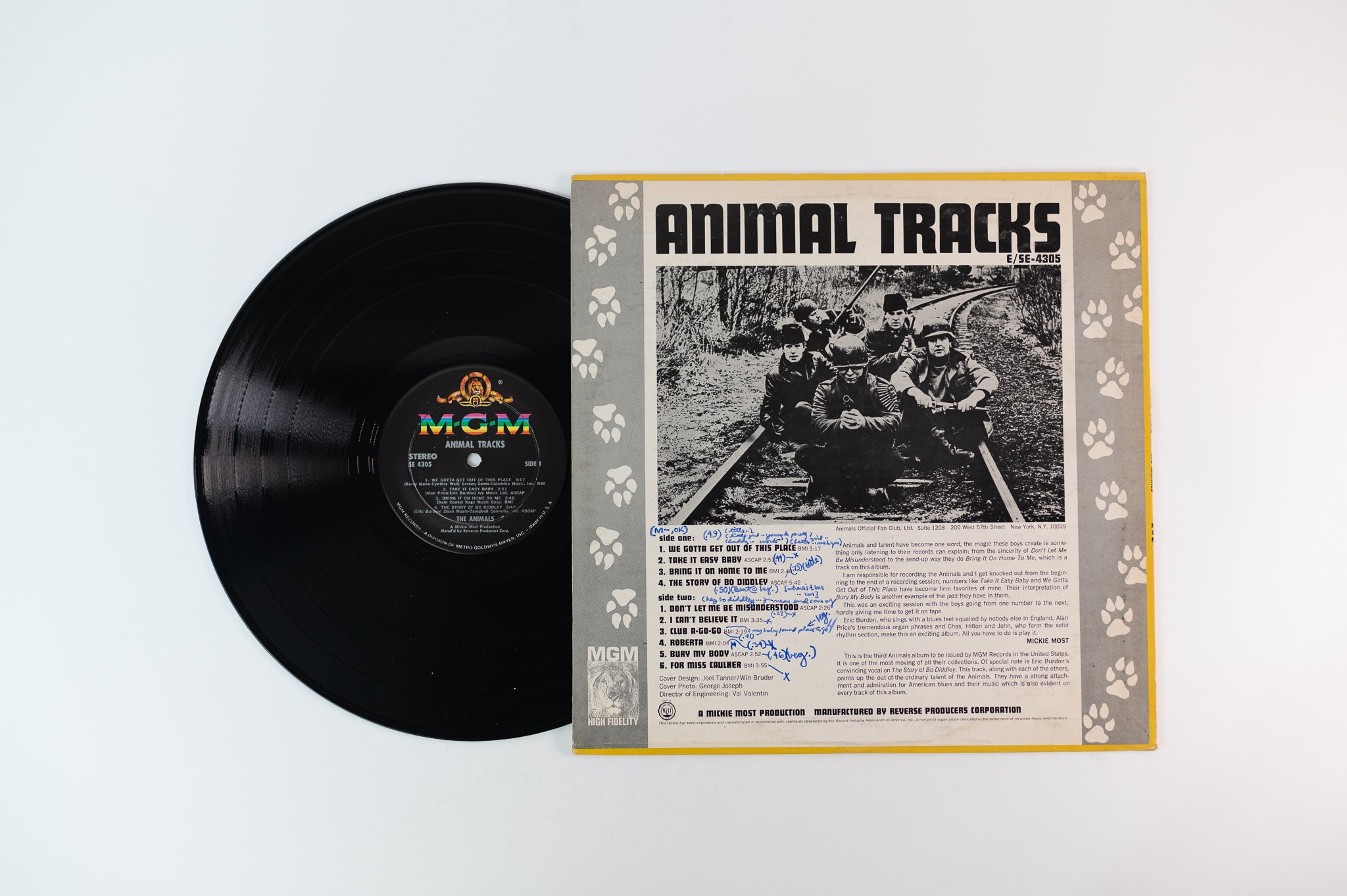 The Animals - Animal Tracks on MGM Stereo