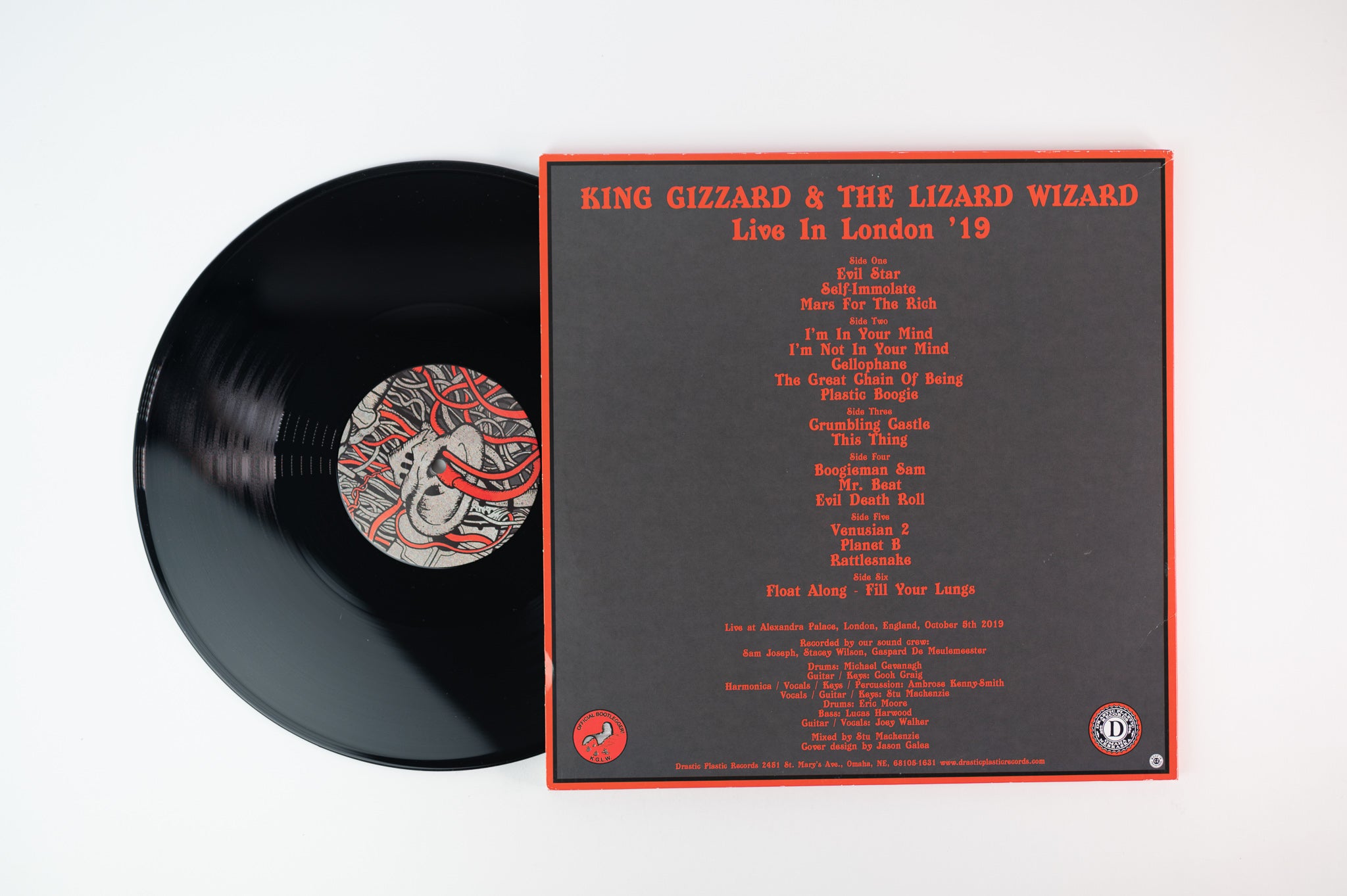 King Gizzard And The Lizard Wizard - Live In London '19 on Official Bootlegger! K.G.L.W.