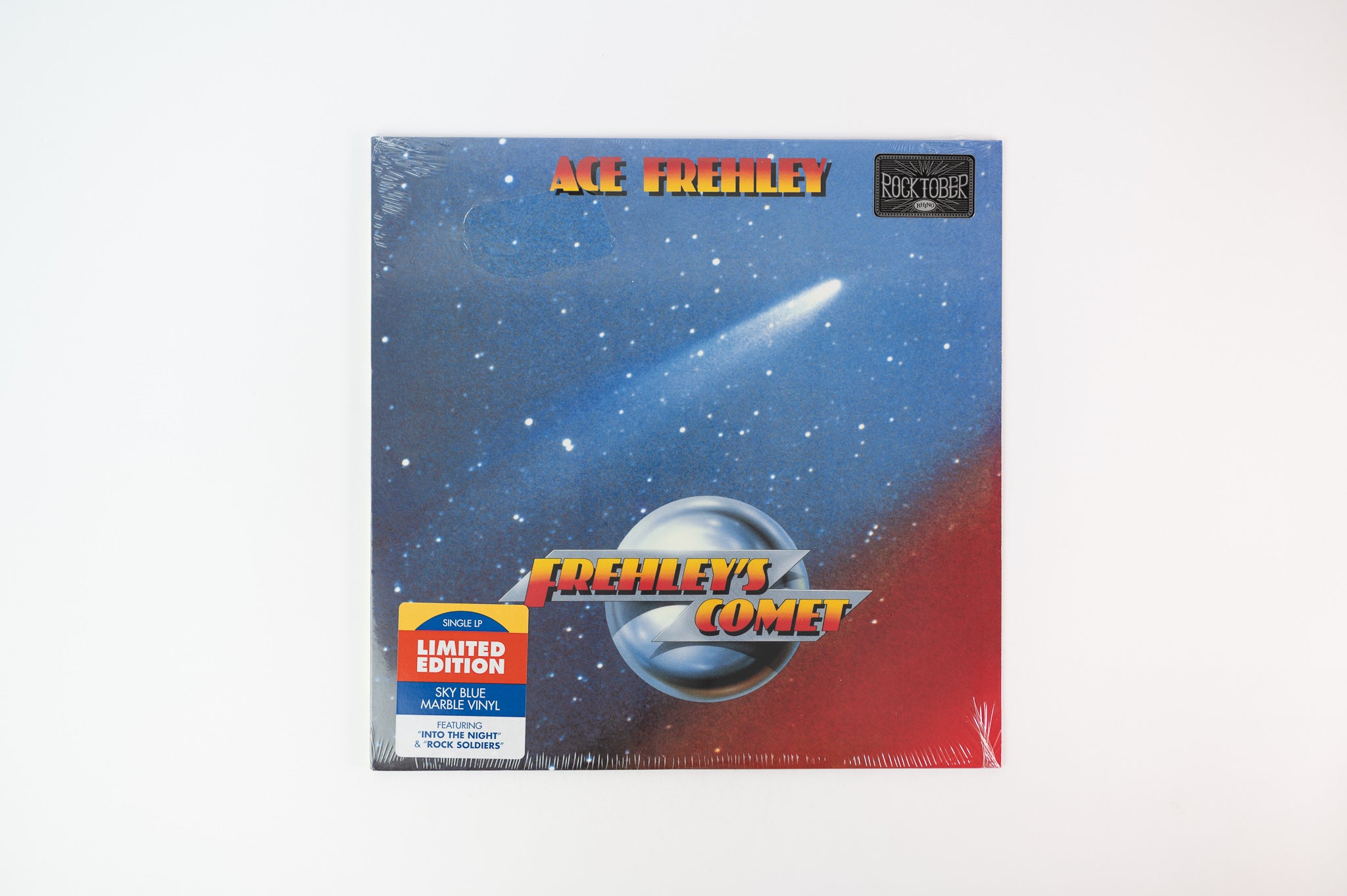 Ace Frehley - Frehley's Comet on Megaforce Worldwide Sky Blue Vinyl Reissue Sealed