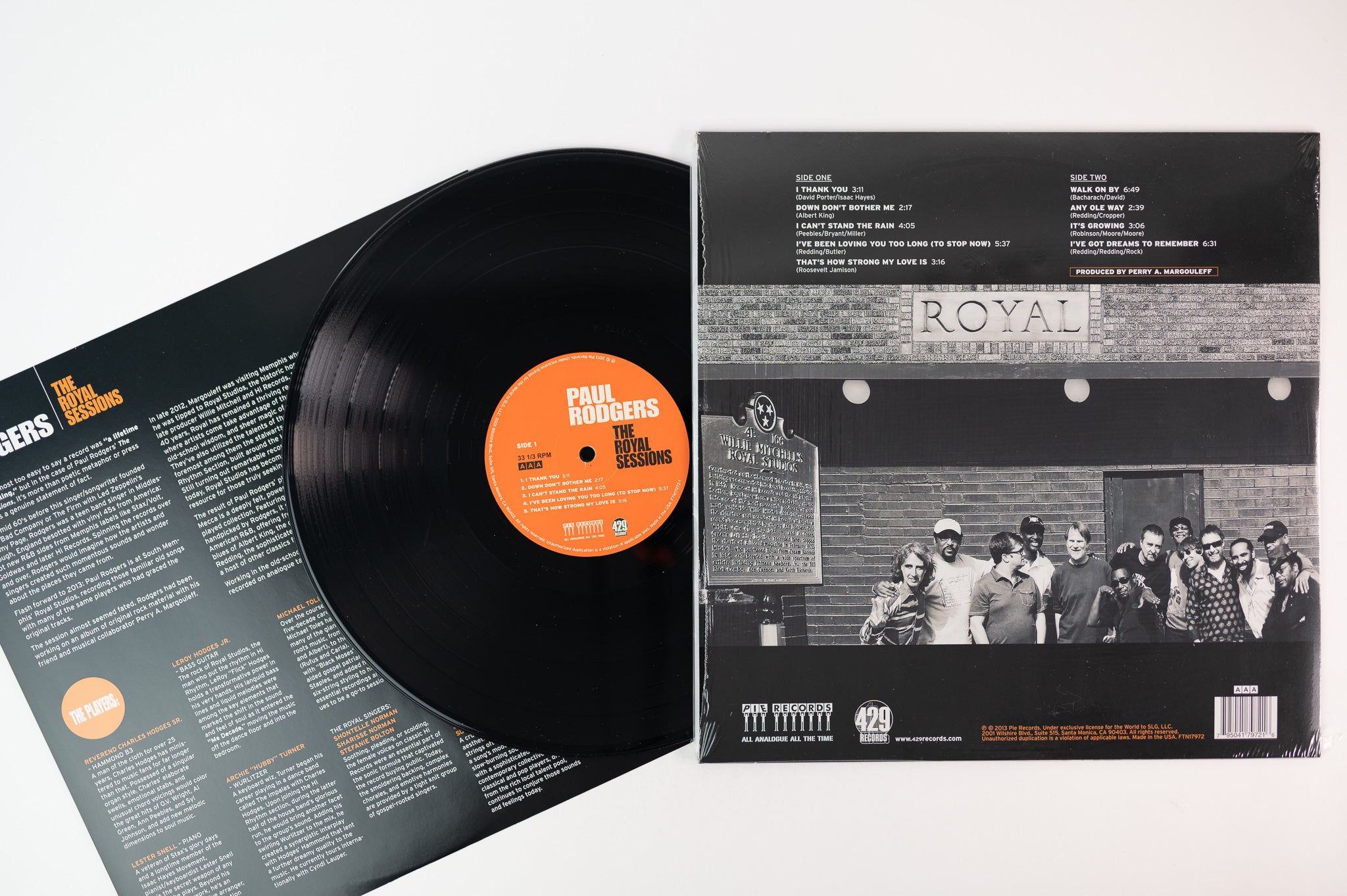 Paul Rodgers - The Royal Sessions on Pie Records