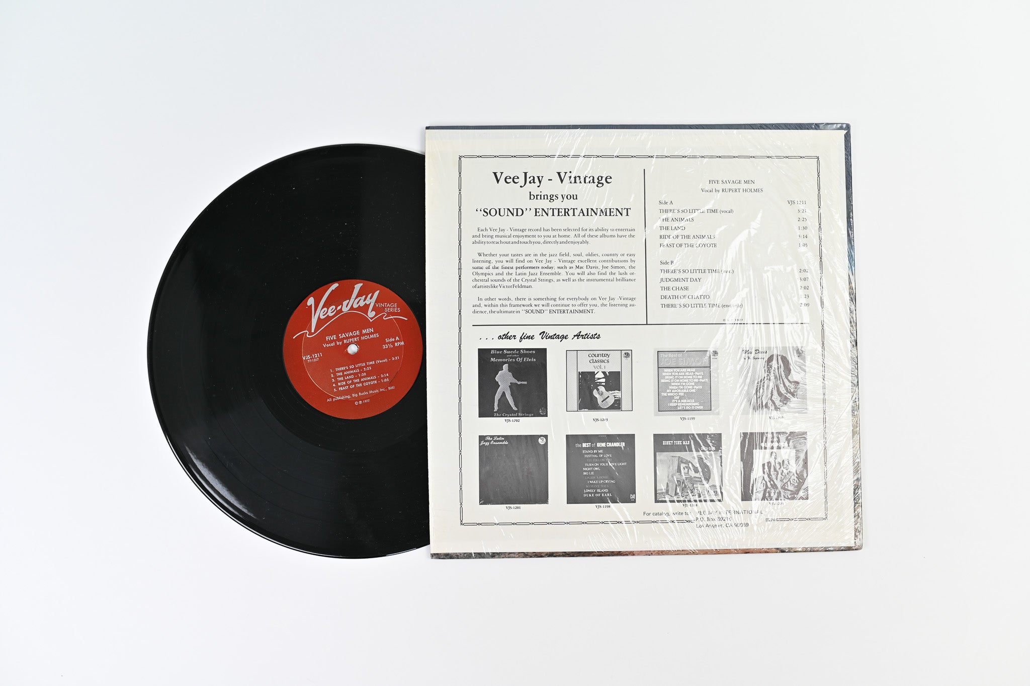 Rupert Holmes - Five Savage Men Soundtrack on Vee Jay