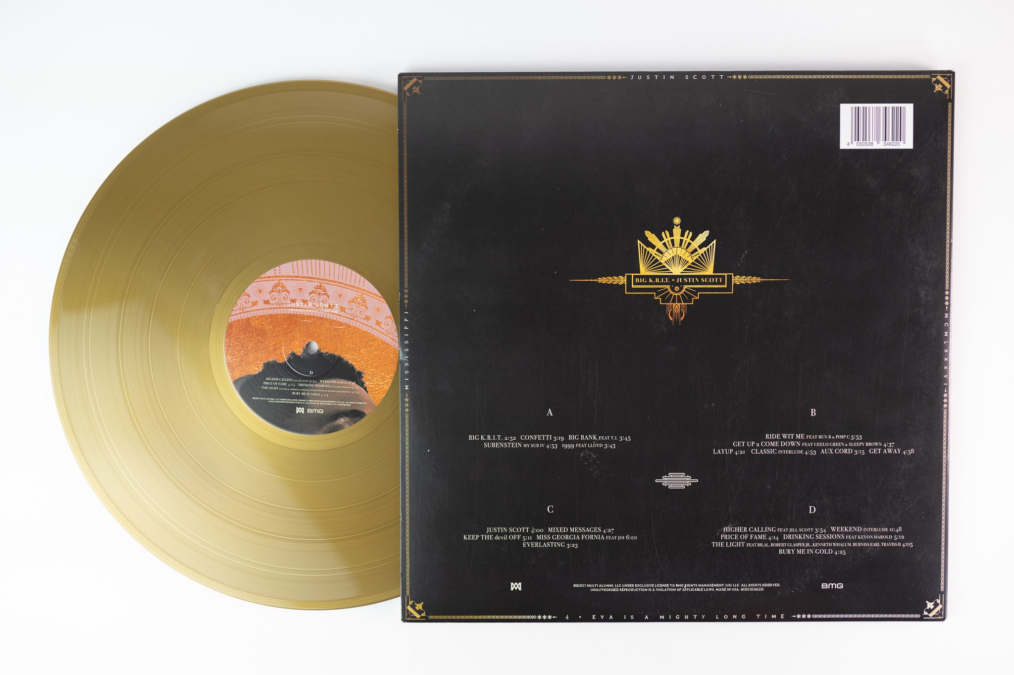 Big K.R.I.T. - 4Eva Is A Mighty Long Time on BMG Gold Vinyl