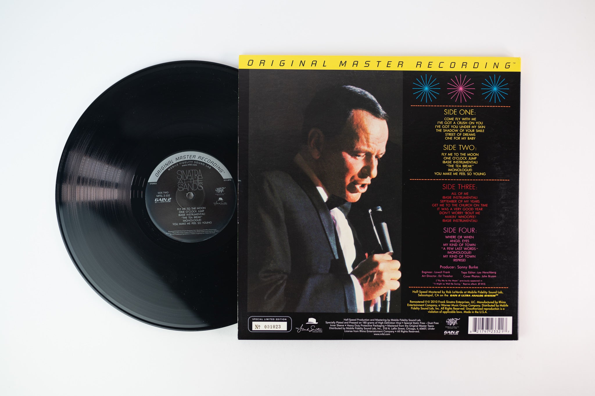 Frank Sinatra & Count Basie - Sinatra At The Sands on Mobile Fidelity Sound Lab Limited Numbered Audiophile Reissue
