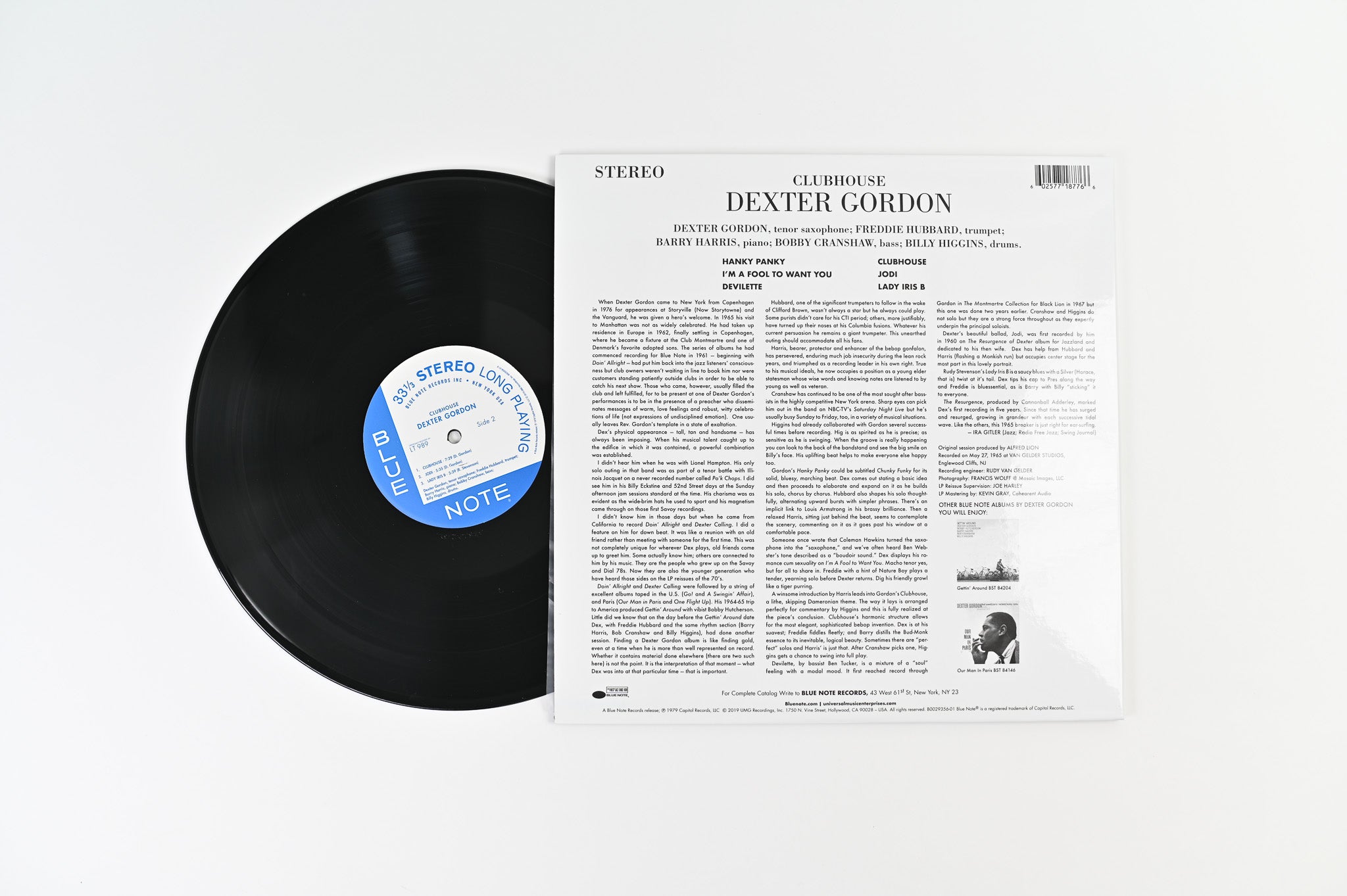 Dexter Gordon - Clubhouse on Blue Note Tone Poet Series Reissue