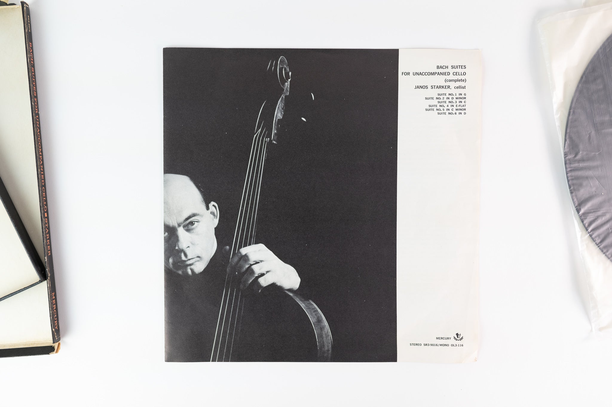 Johann Sebastian Bach - Janos Starker - Suites For Unaccompanied Cello Complete on Mercury Stereo Gold Label Promo