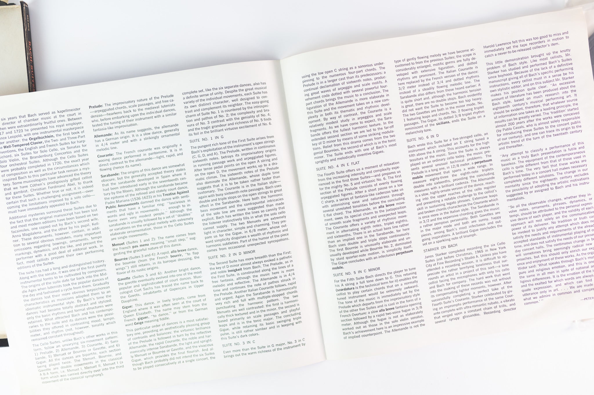 Johann Sebastian Bach - Janos Starker - Suites For Unaccompanied Cello Complete on Mercury Stereo Gold Label Promo