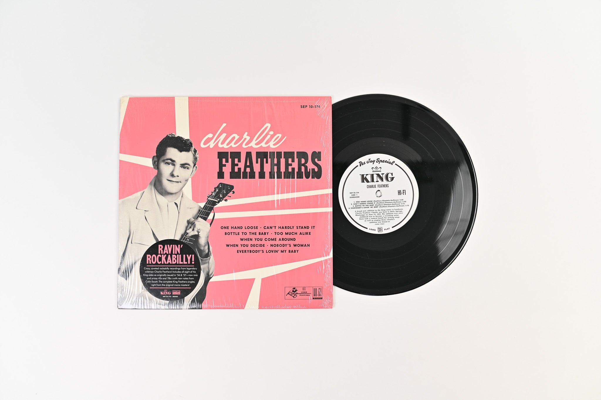 Charlie Feathers - Charlie Feathers on Sundazed Limited 10"