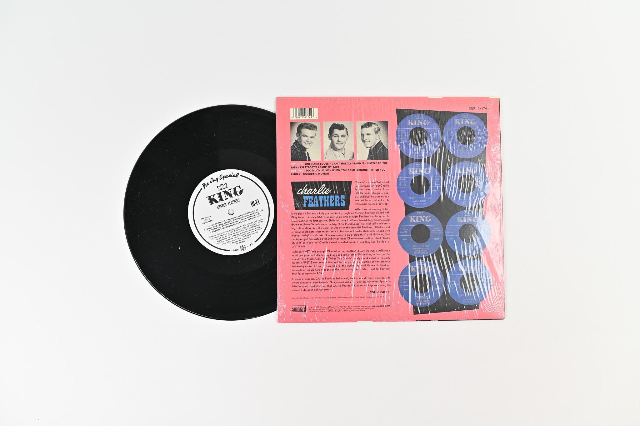 Charlie Feathers - Charlie Feathers on Sundazed Limited 10"