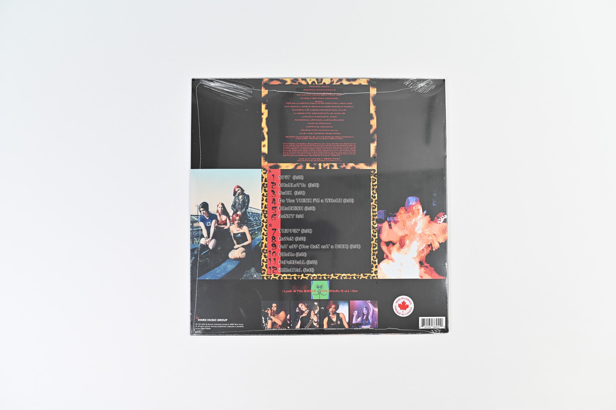 Kittie - Spit on MNRK Ltd Red Vinyl RSD Reissue Sealed