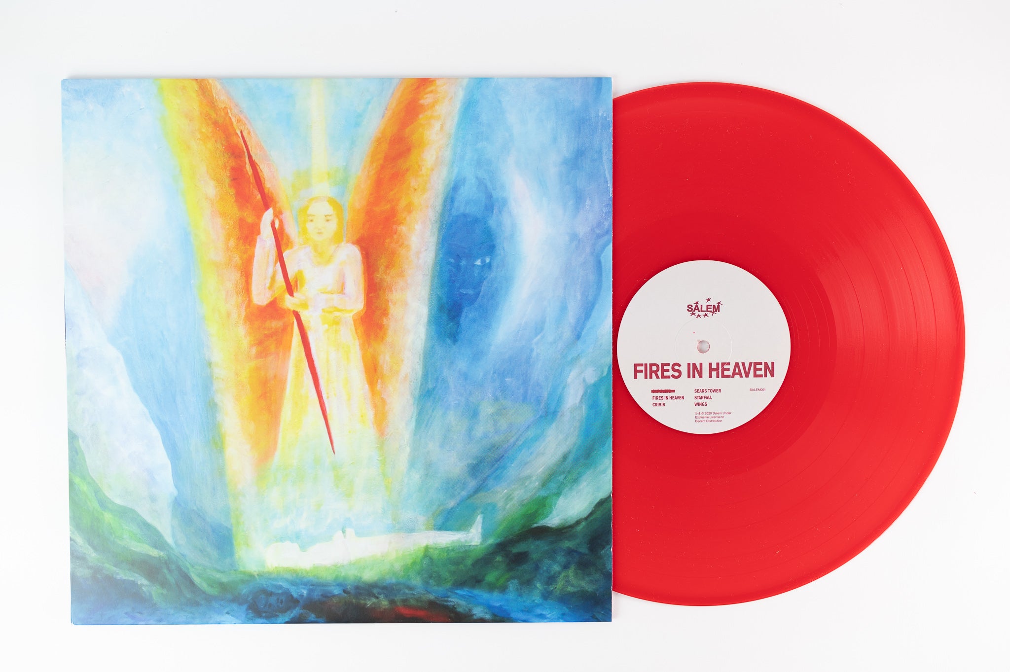 SALEM - Fires In Heaven Limited Red Translucent Vinyl