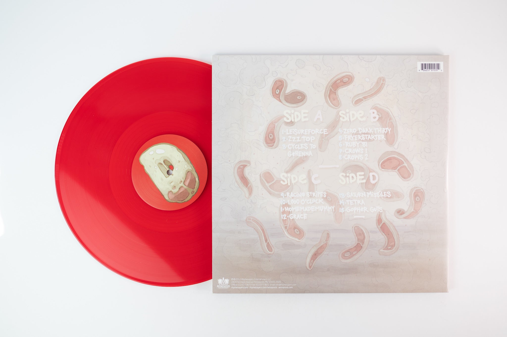 Aesop Rock - Skelethon on Rhymesayers Red Vinyl Reissue