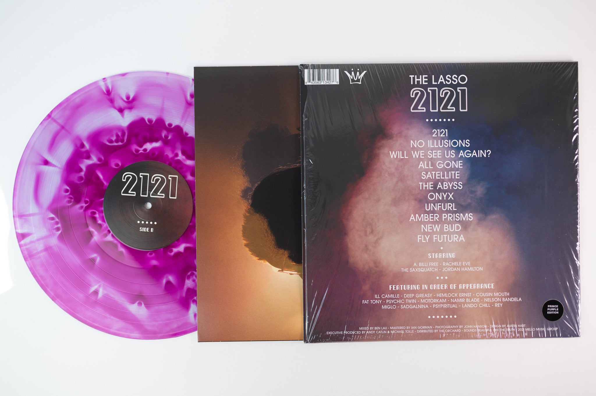 Lasso - 2121 on Mello Music Group Purple Splatter Vinyl