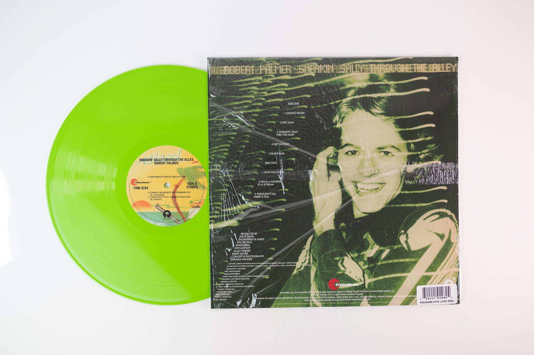 Robert Palmer - Sneakin' Sally Through The Alley on Friday Music Lime Green Vinyl Reissue
