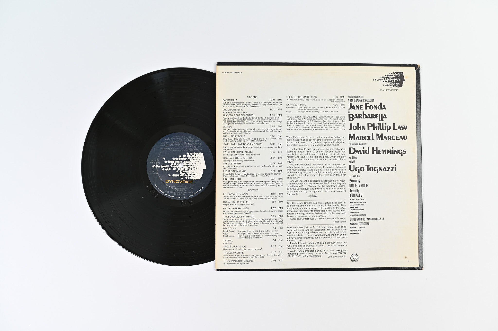 The Bob Crewe Generation - Barbarella Original Soundtrack on Dynovoice