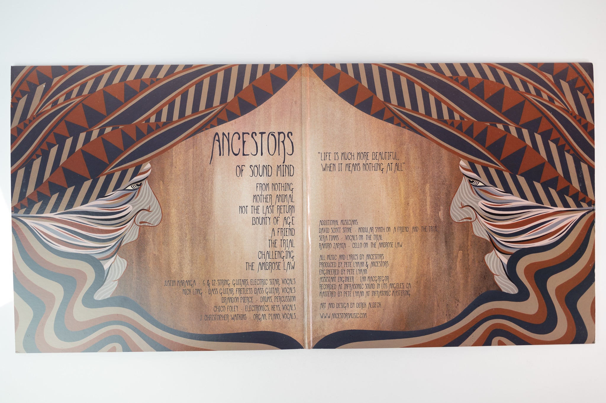 Ancestors - Of Sound Mind on Tee Pee Limited Grey / Blue
