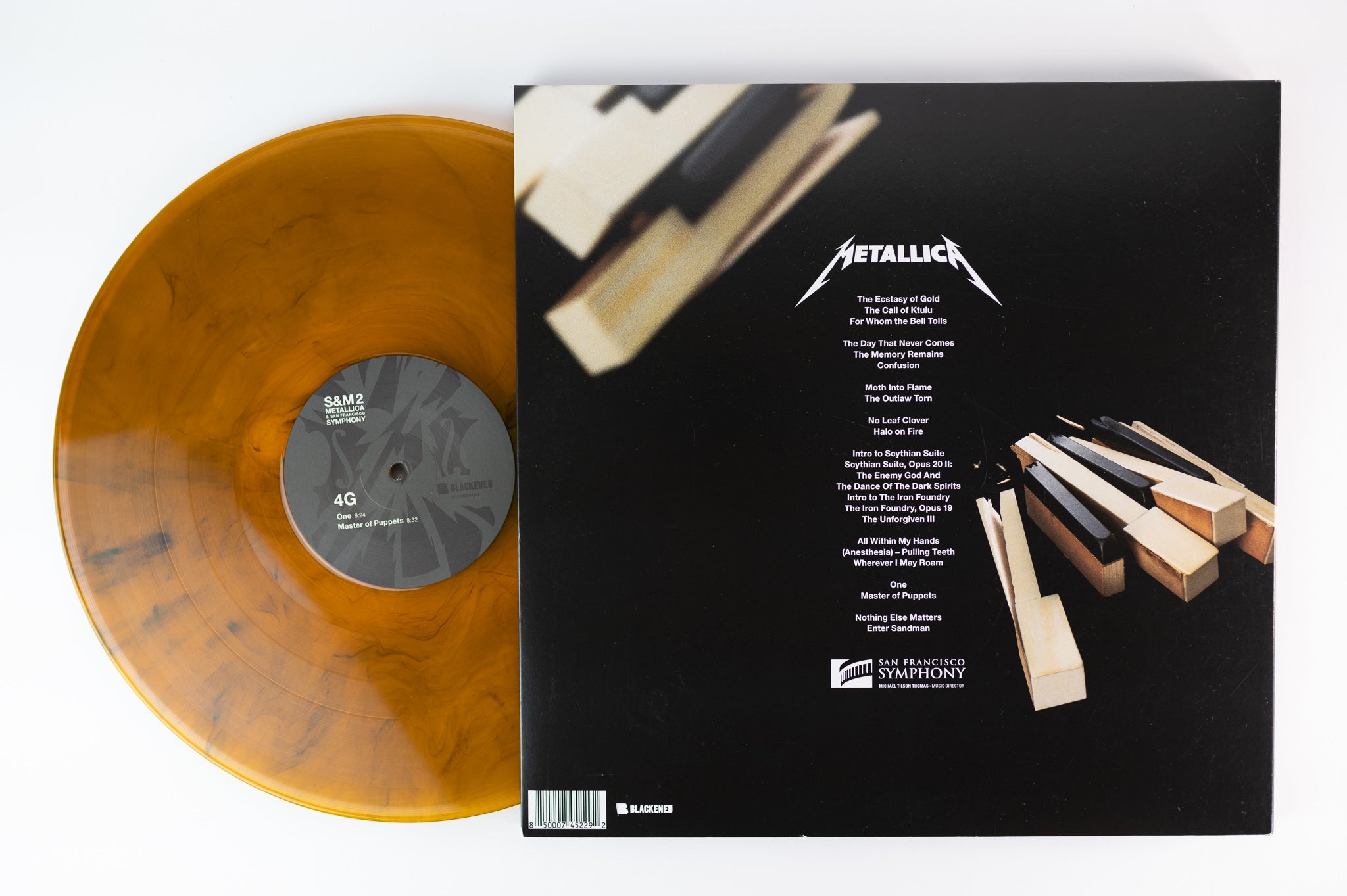Metallica - S&M2 on Blackened Limited Orange Vinyl – Plaid Room