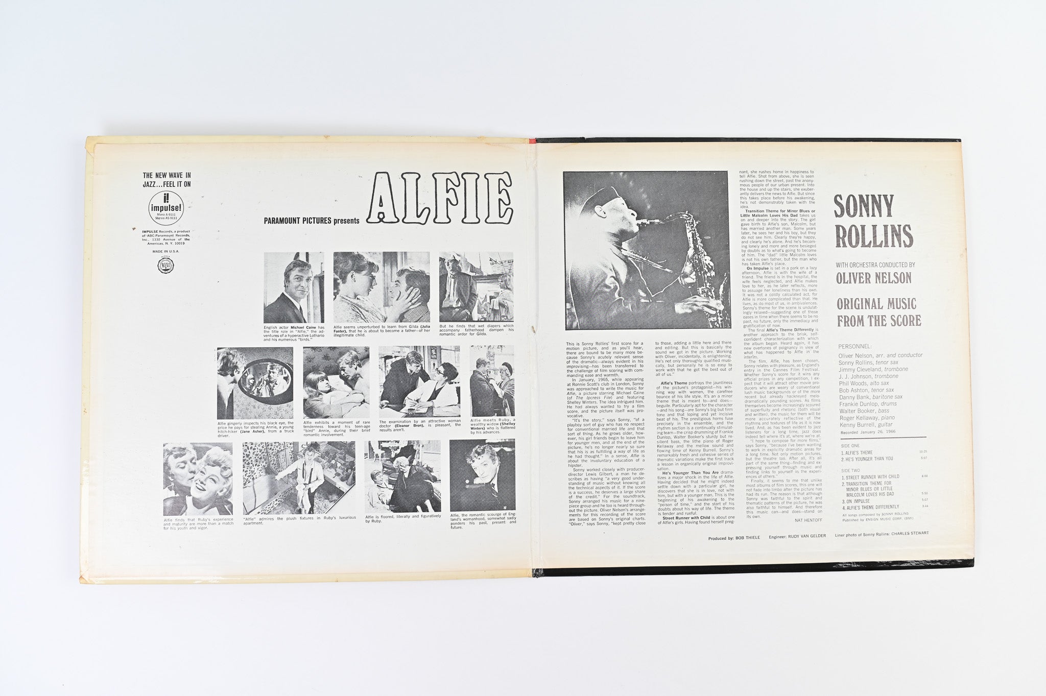 Sonny Rollins - Original Music From The Score "Alfie" on Impulse Stereo