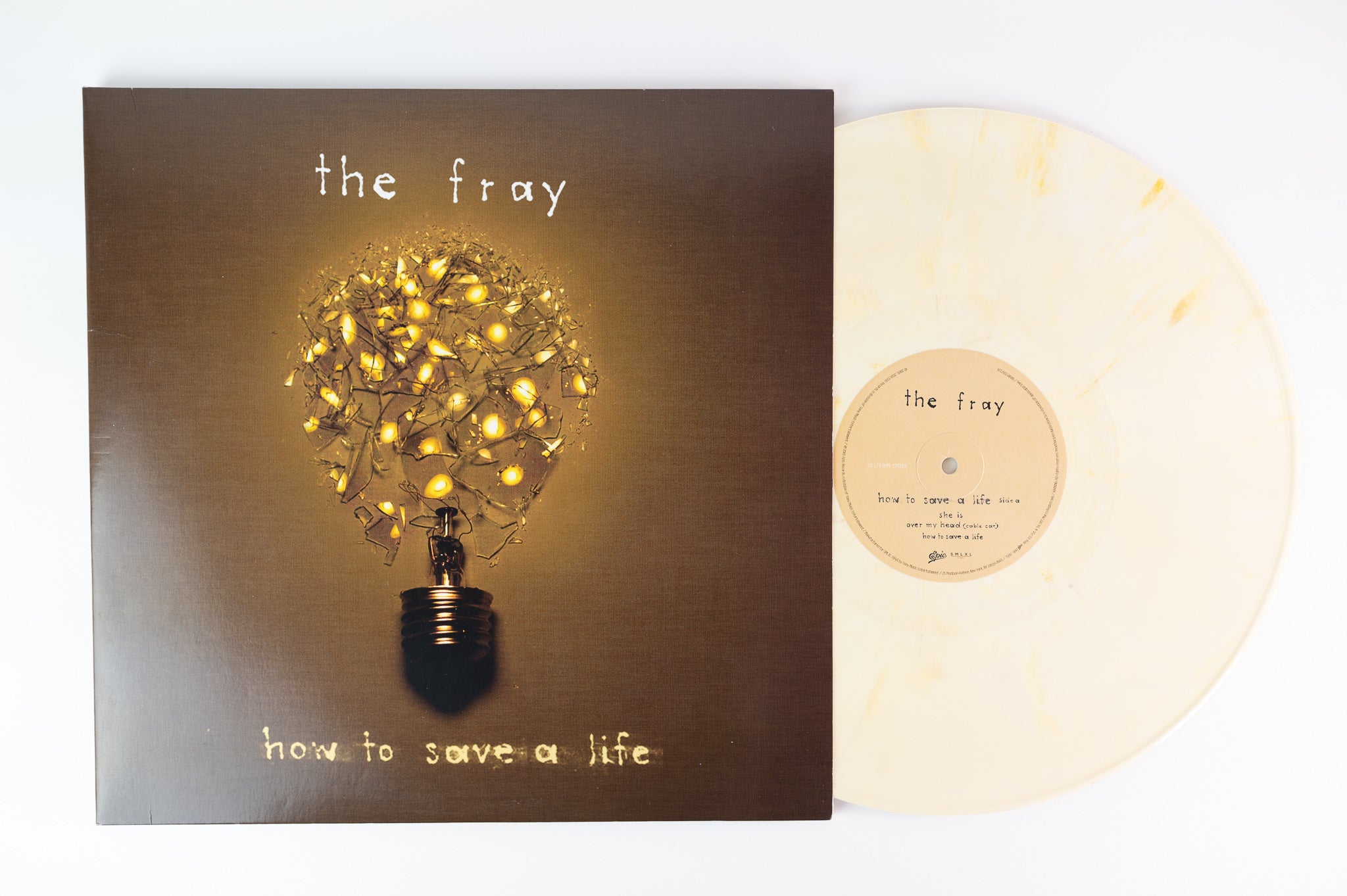 The Fray - How To Save A Life on Epic Limited Buttercream Vinyl Reissue