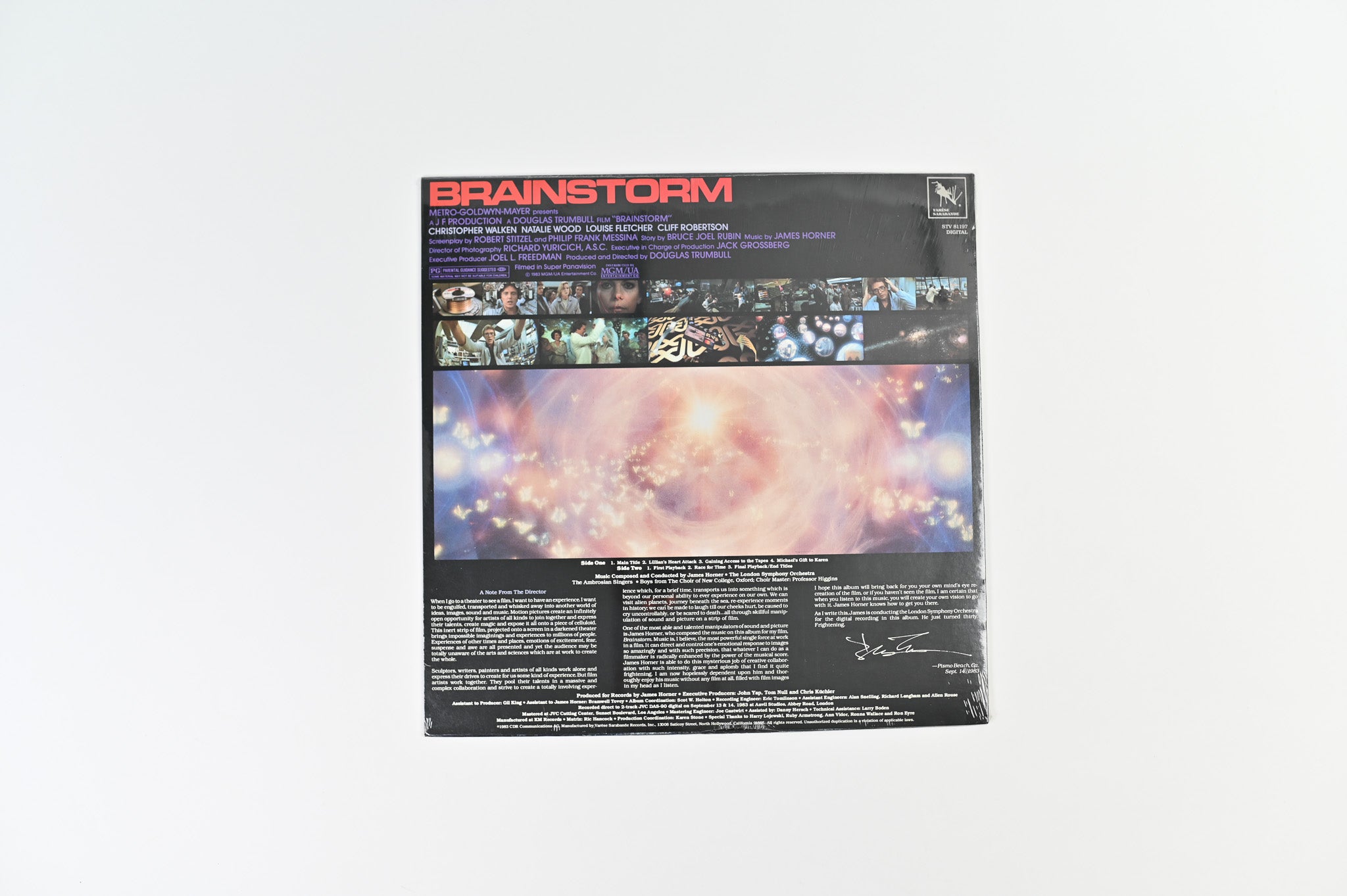 James Horner - Brainstorm (Original Motion Picture Score) on Varese Sarabande Sealed