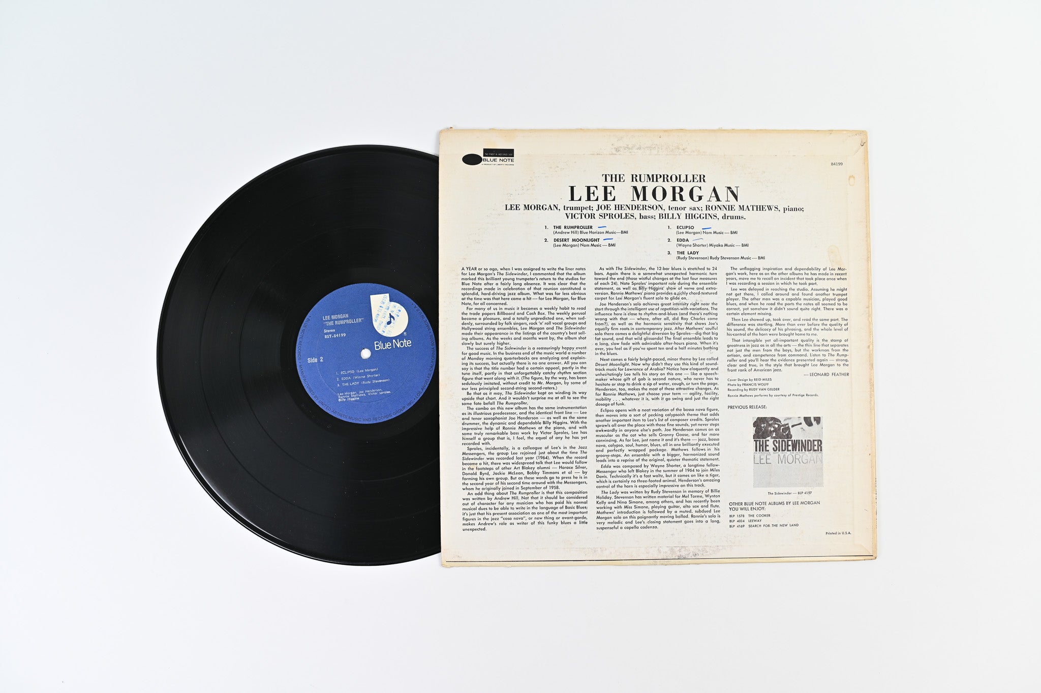 Lee Morgan - The Rumproller on Blue Note Reissue