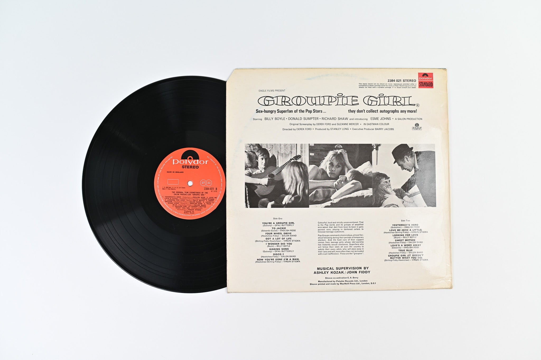 Various - Groupie Girl (Original Motion Picture Soundtrack) on Polydor UK