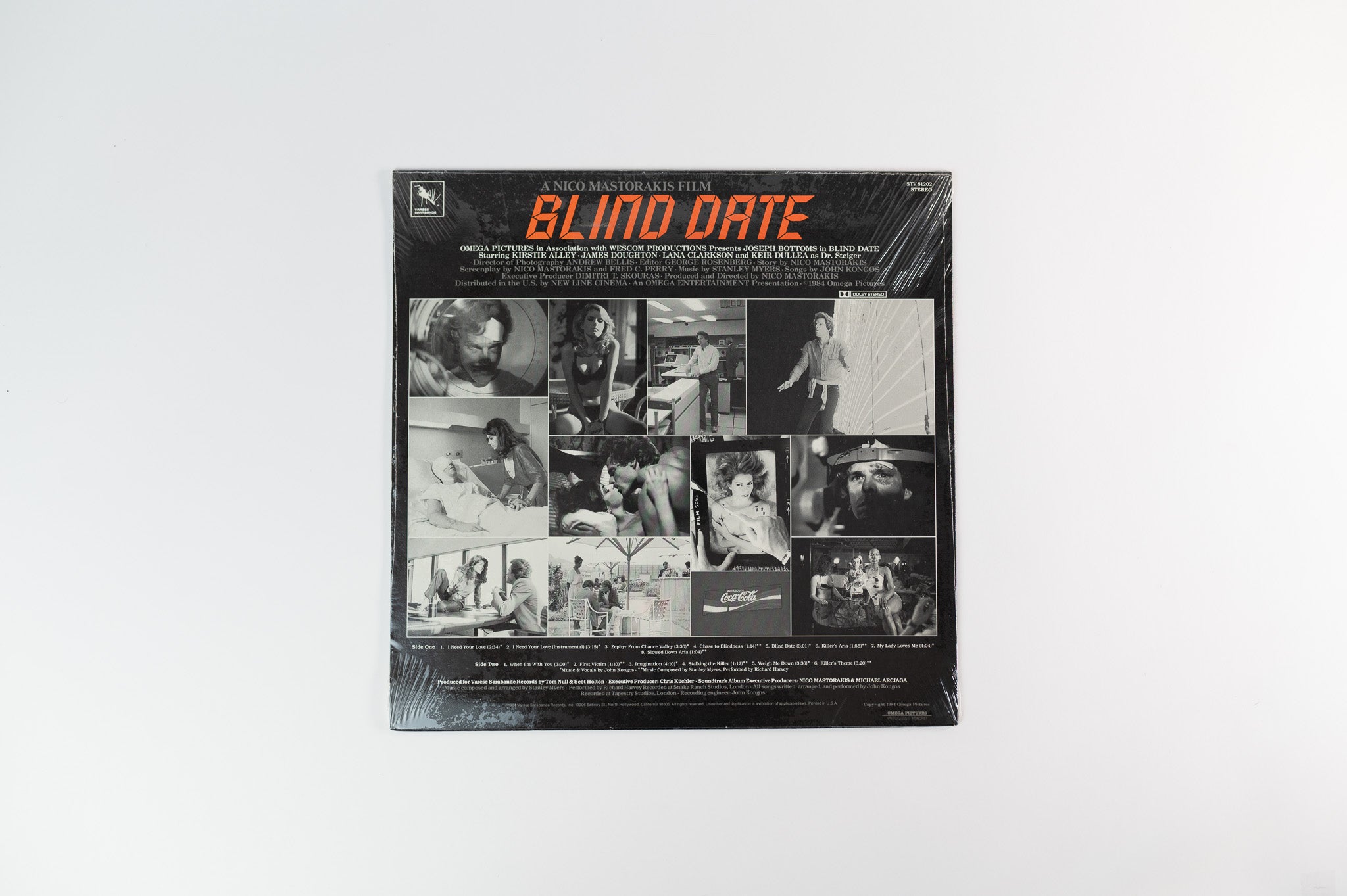 John Kongos - Blind Date Original Soundtrack on Varese Sarabande Sealed