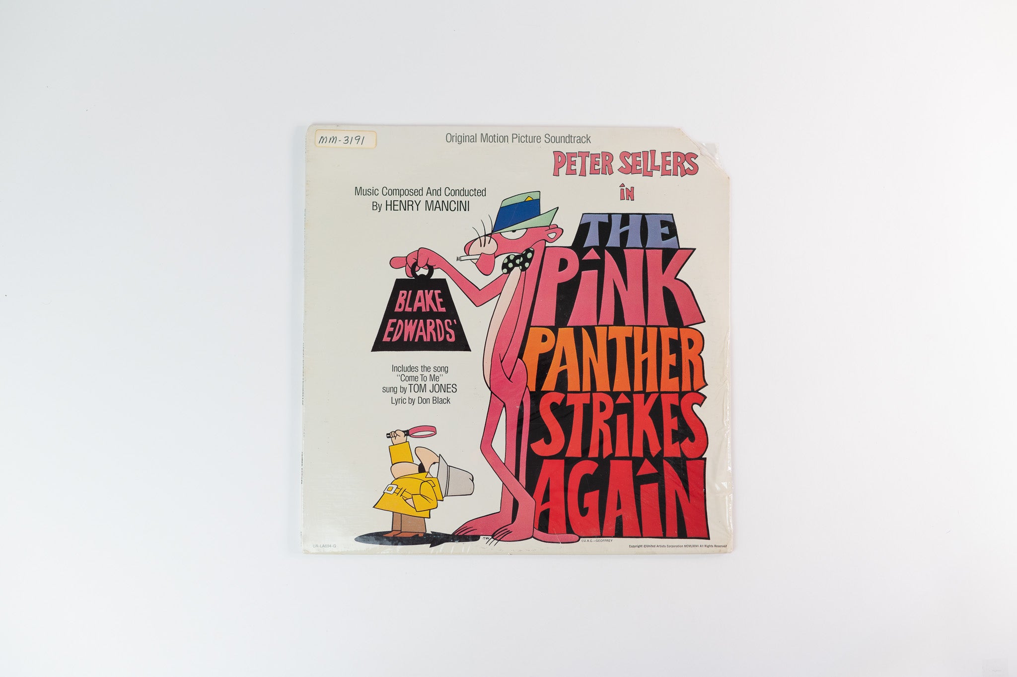 Henry Mancini - The Pink Panther Strikes Again (Original Soundtrack) on United Artists Sealed