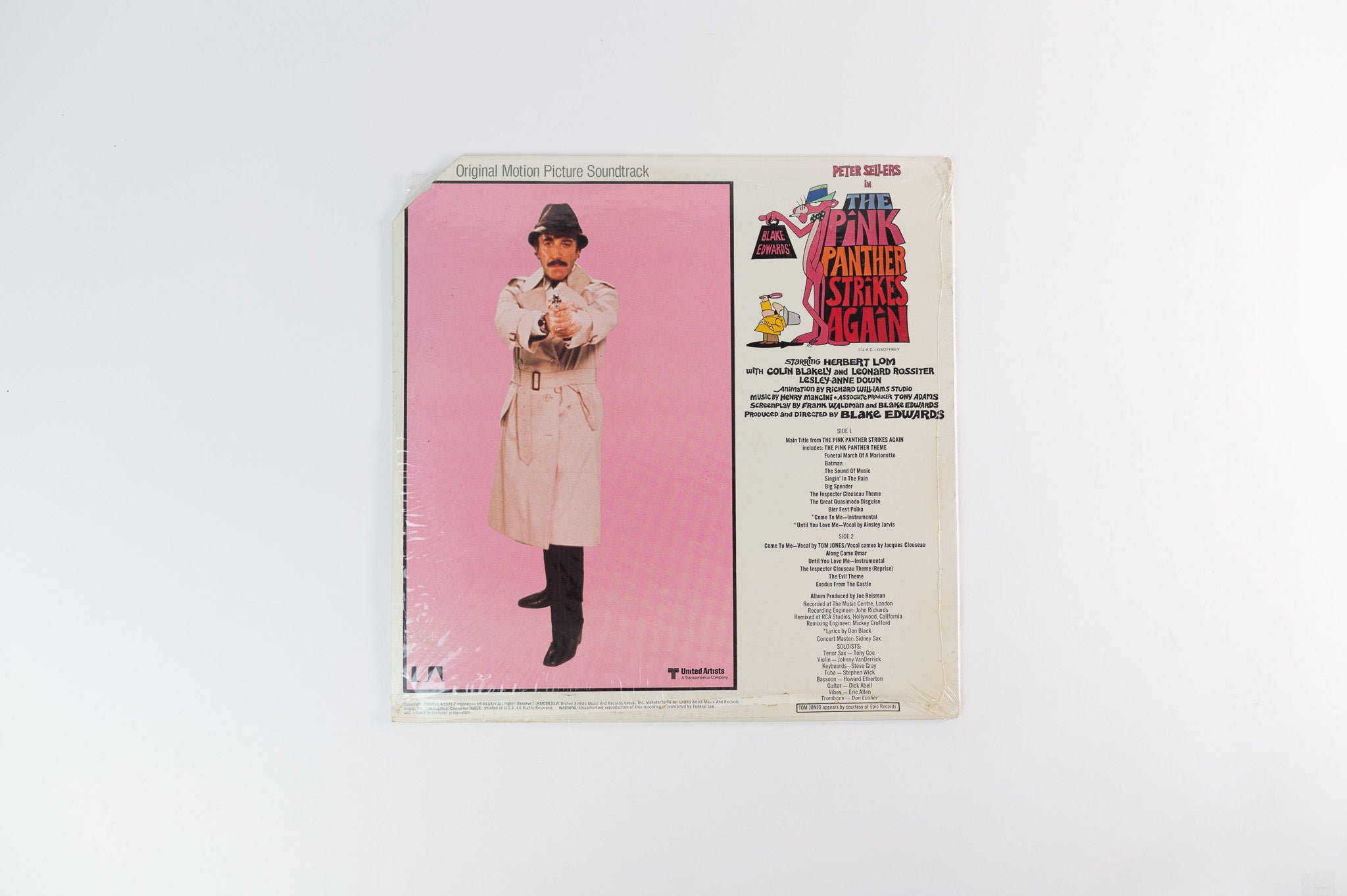 Henry Mancini - The Pink Panther Strikes Again (Original Soundtrack) on United Artists Sealed