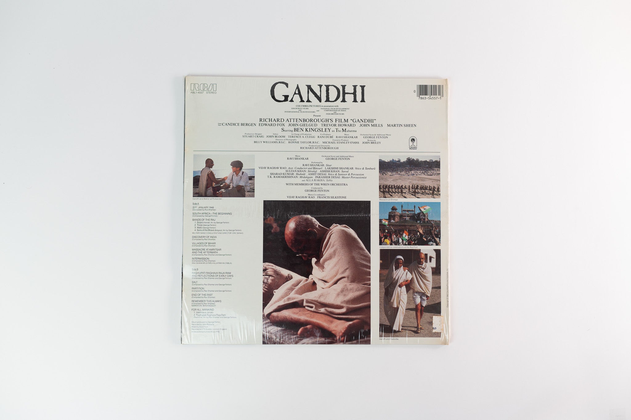Ravi Shankar - Gandhi - Music From The Original Motion Picture Soundtrack on RCA Sealed