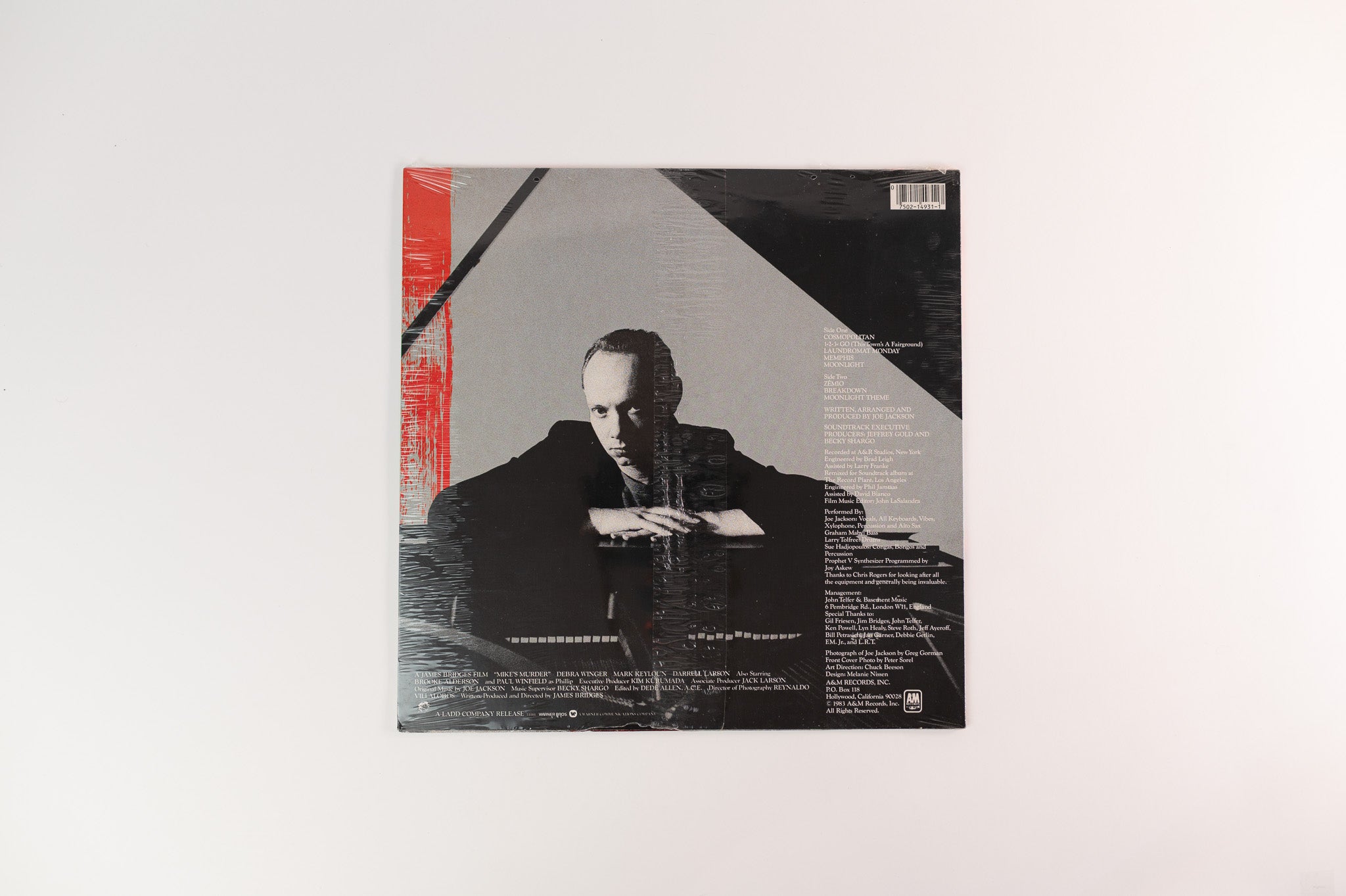 Joe Jackson - Mike's Murder (Original Soundtrack) on A&M Sealed