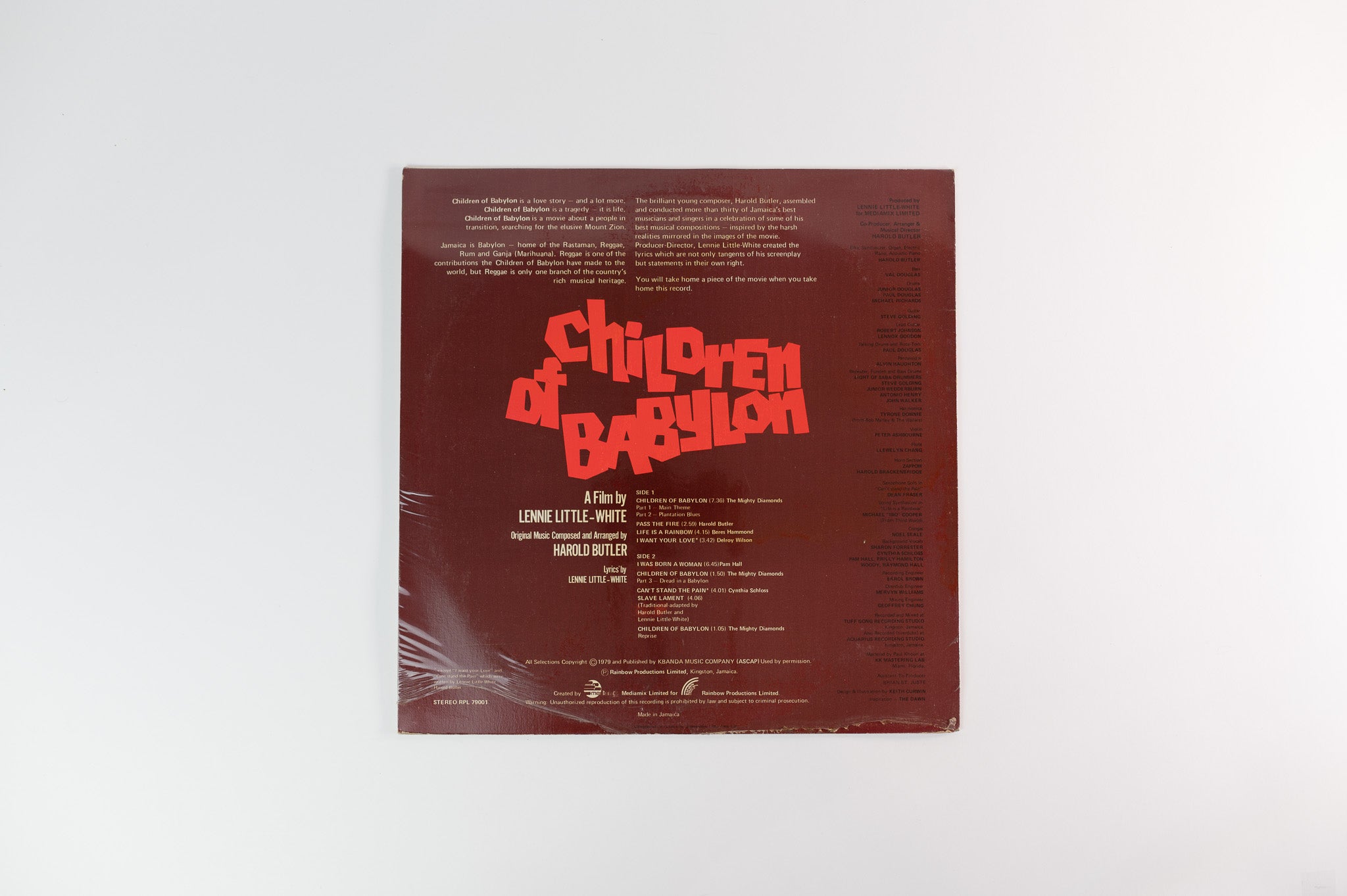 Various - Children Of Babylon (Original Soundtrack) on Rainbow Productions Sealed
