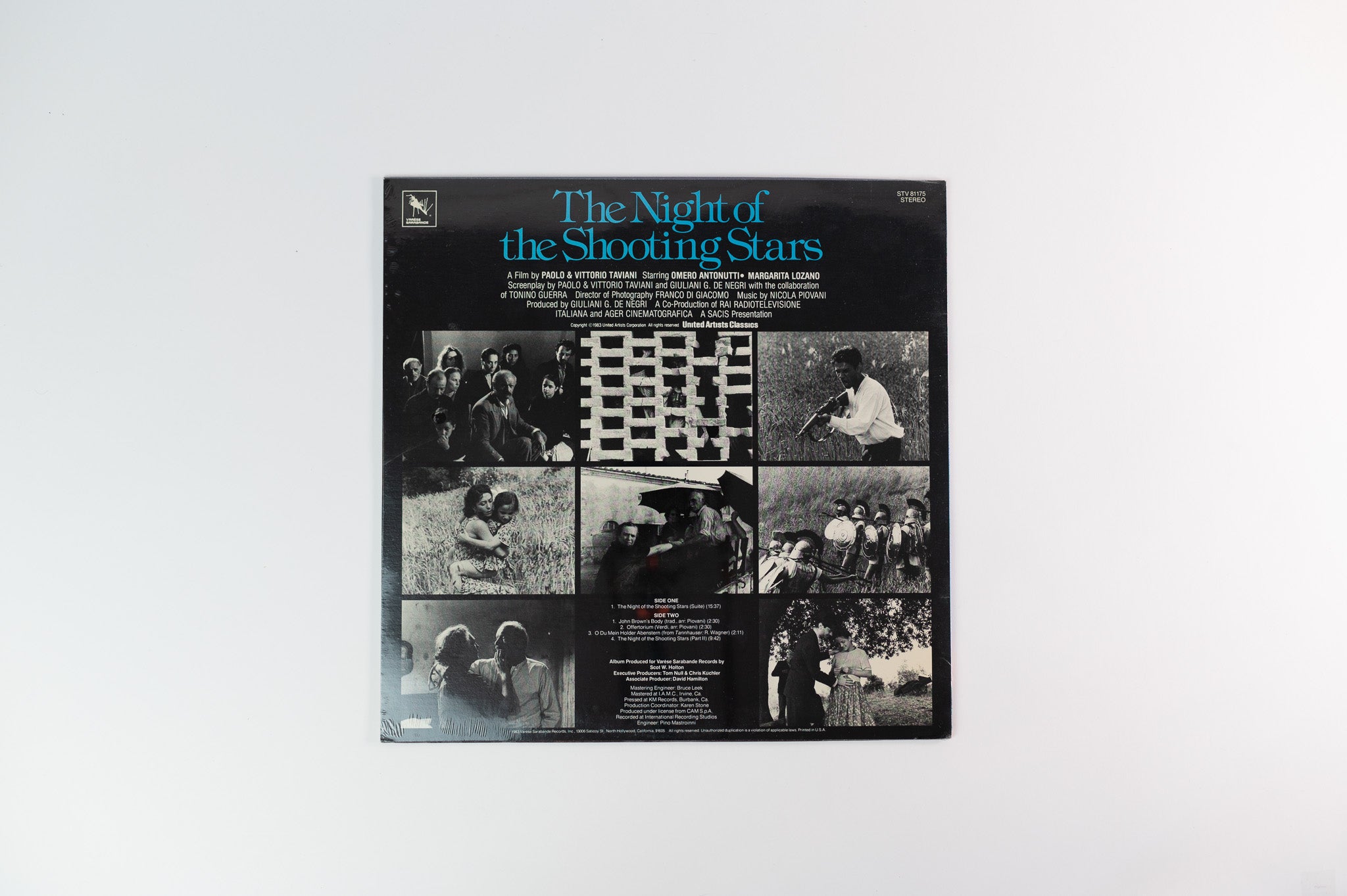 Nicola Piovani - The Night Of The Shooting Stars (Original Soundtrack) on Varese Sarabande Sealed