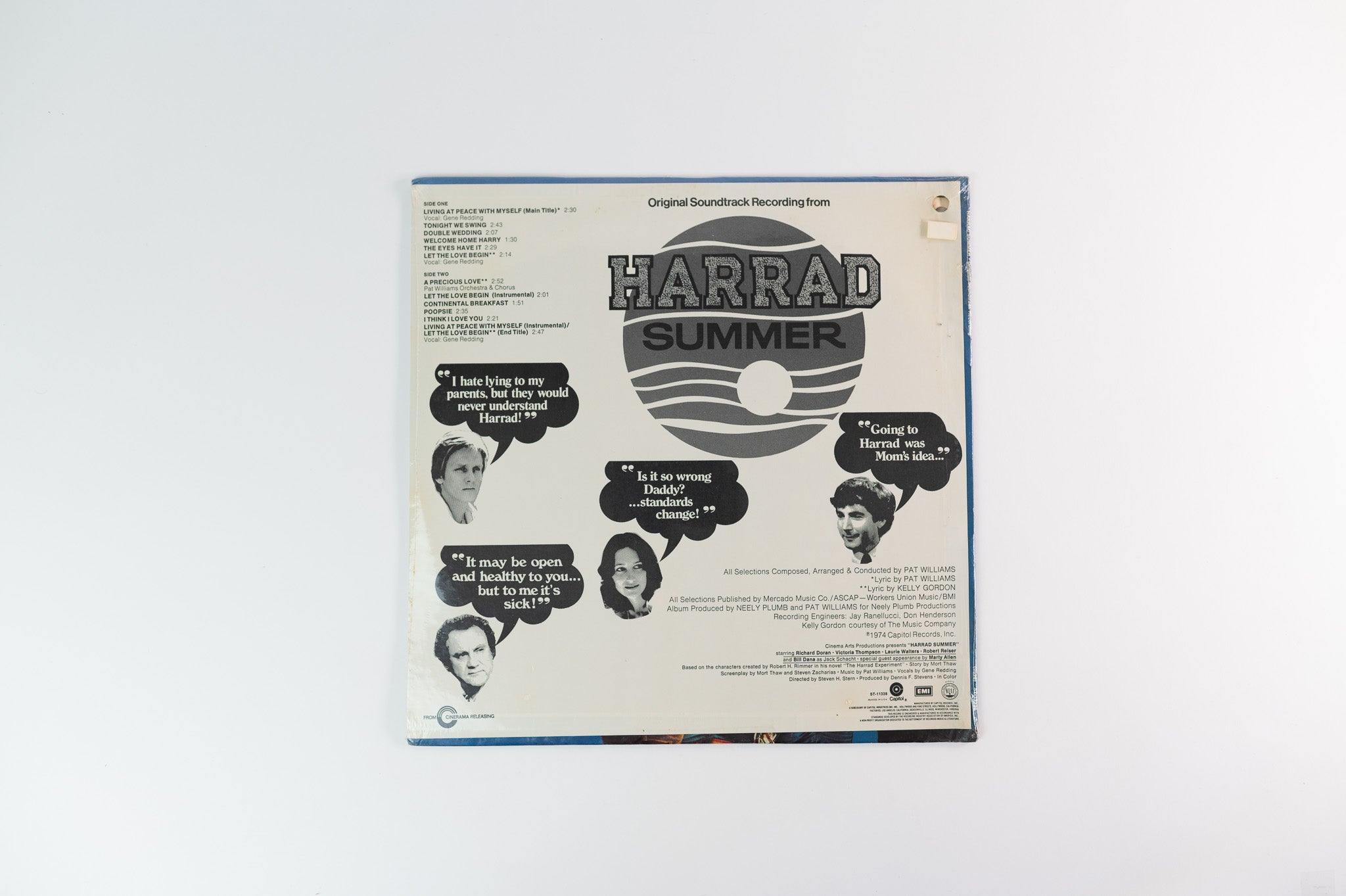Patrick Williams - Harrad Summer (Original Soundtrack) on Capitol Sealed