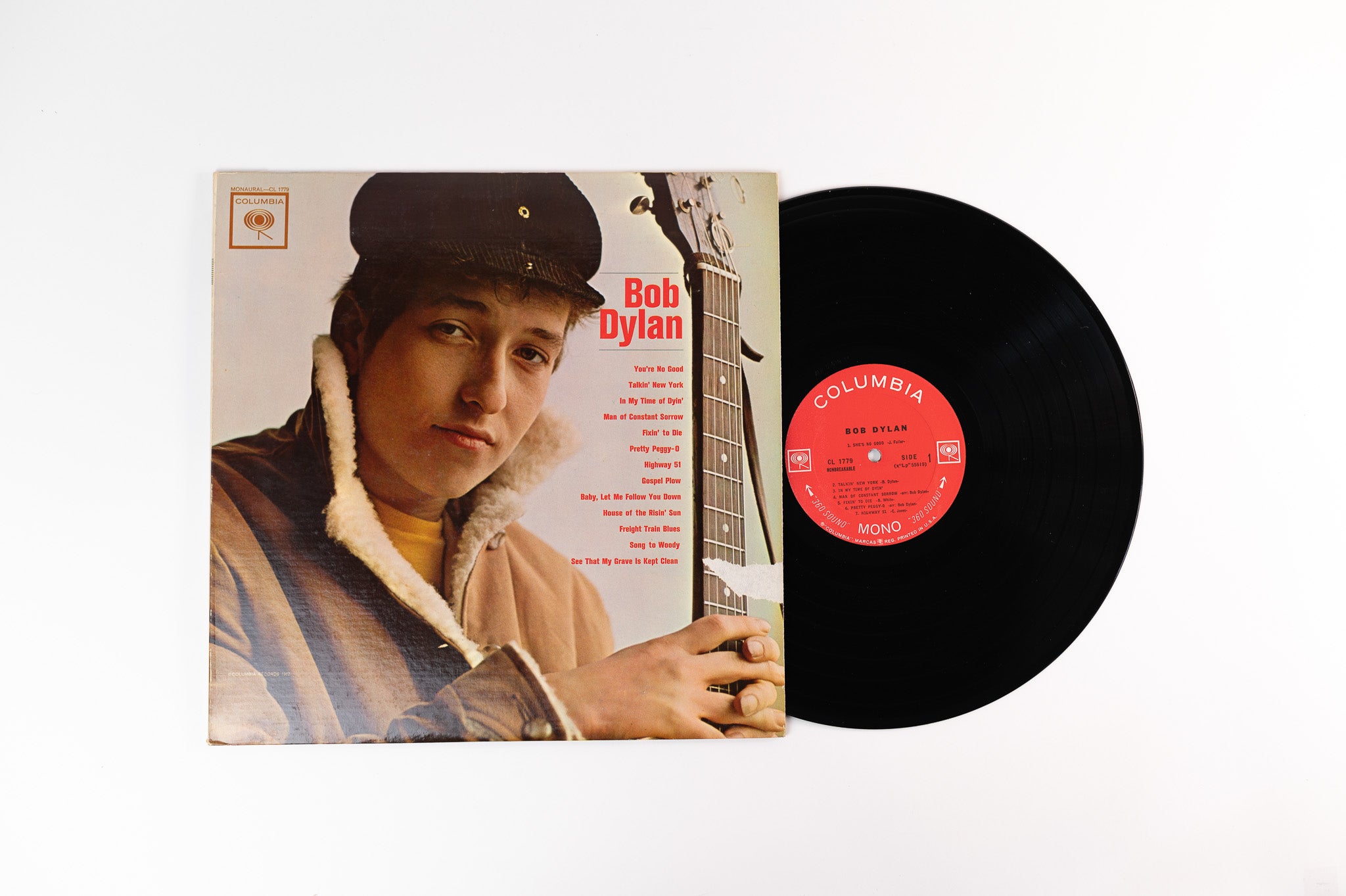 Bob Dylan - Bob Dylan on Columbia Mono 2 Eye
