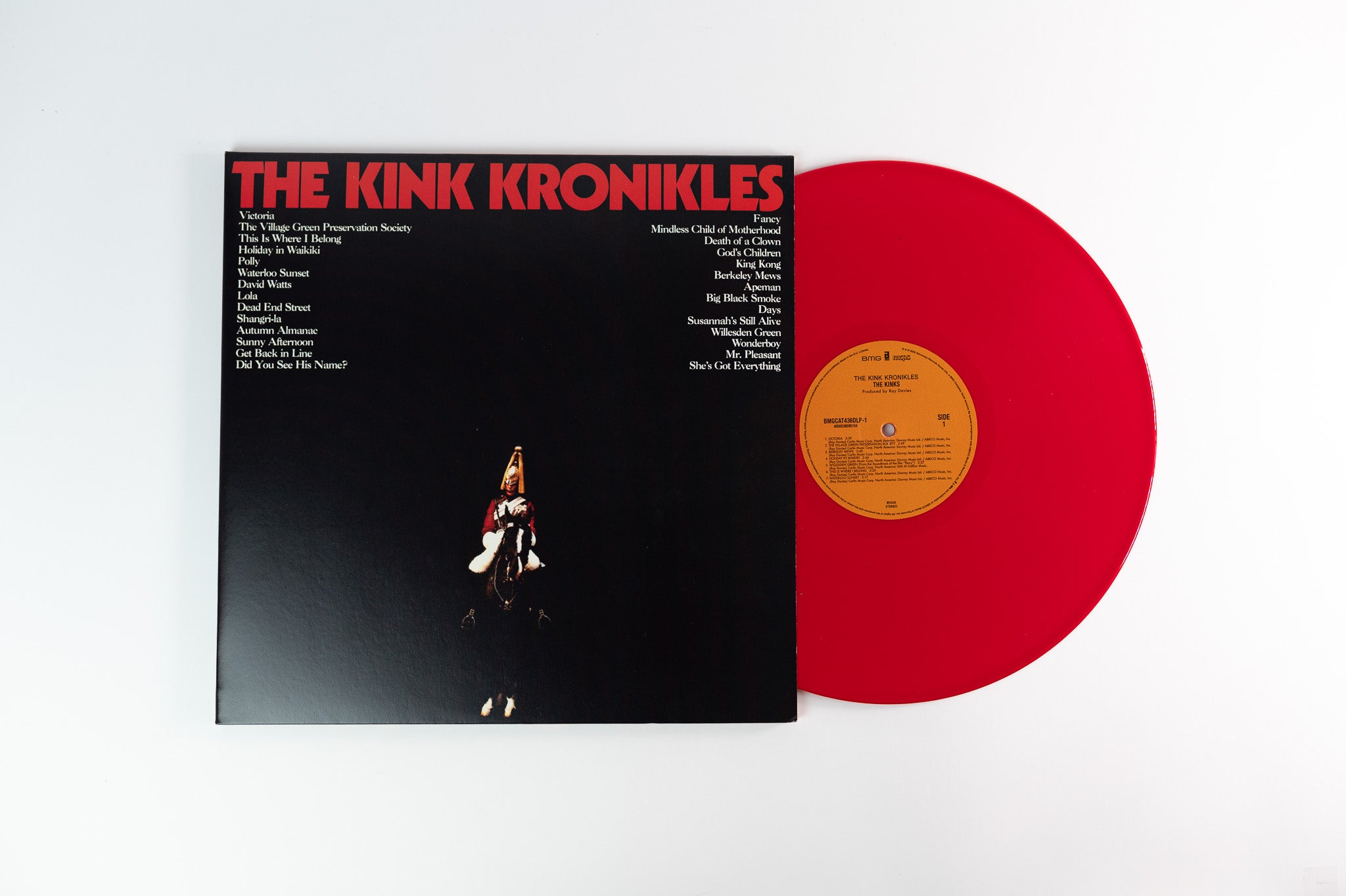The Kinks - The Kink Kronikles on BMG ABKCO Ltd Red Vinyl Reissue