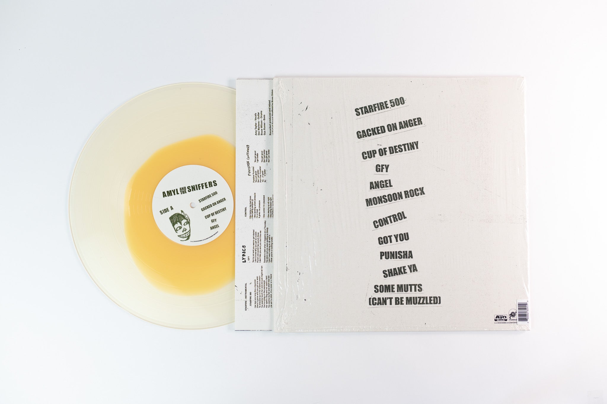 Amyl And The Sniffers - Amyl And The Sniffers on ATO Ltd Egg Clear with Yellow Blob