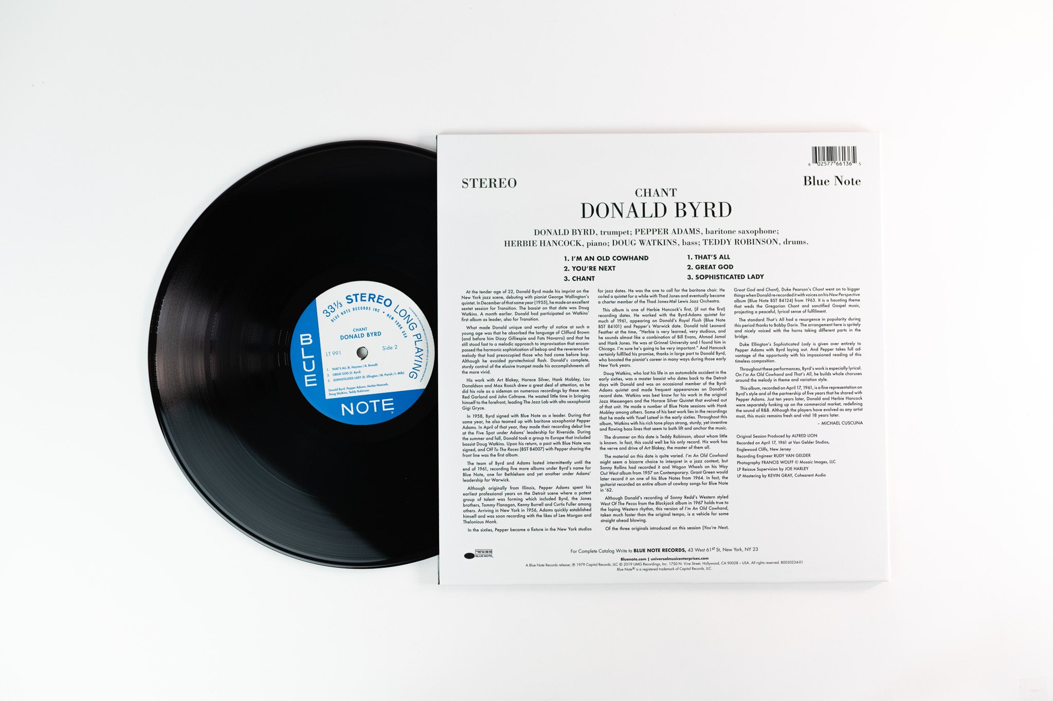 Donald Byrd - Chant on Blue Note Tone Poet Series Reissue