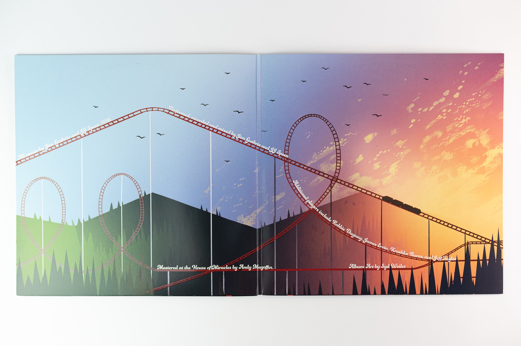 Jim Guthrie & J.J. Ipsen - You, Me & Gravity: The Music Of Planet Coaster on Iam8bit - Colored Vinyl