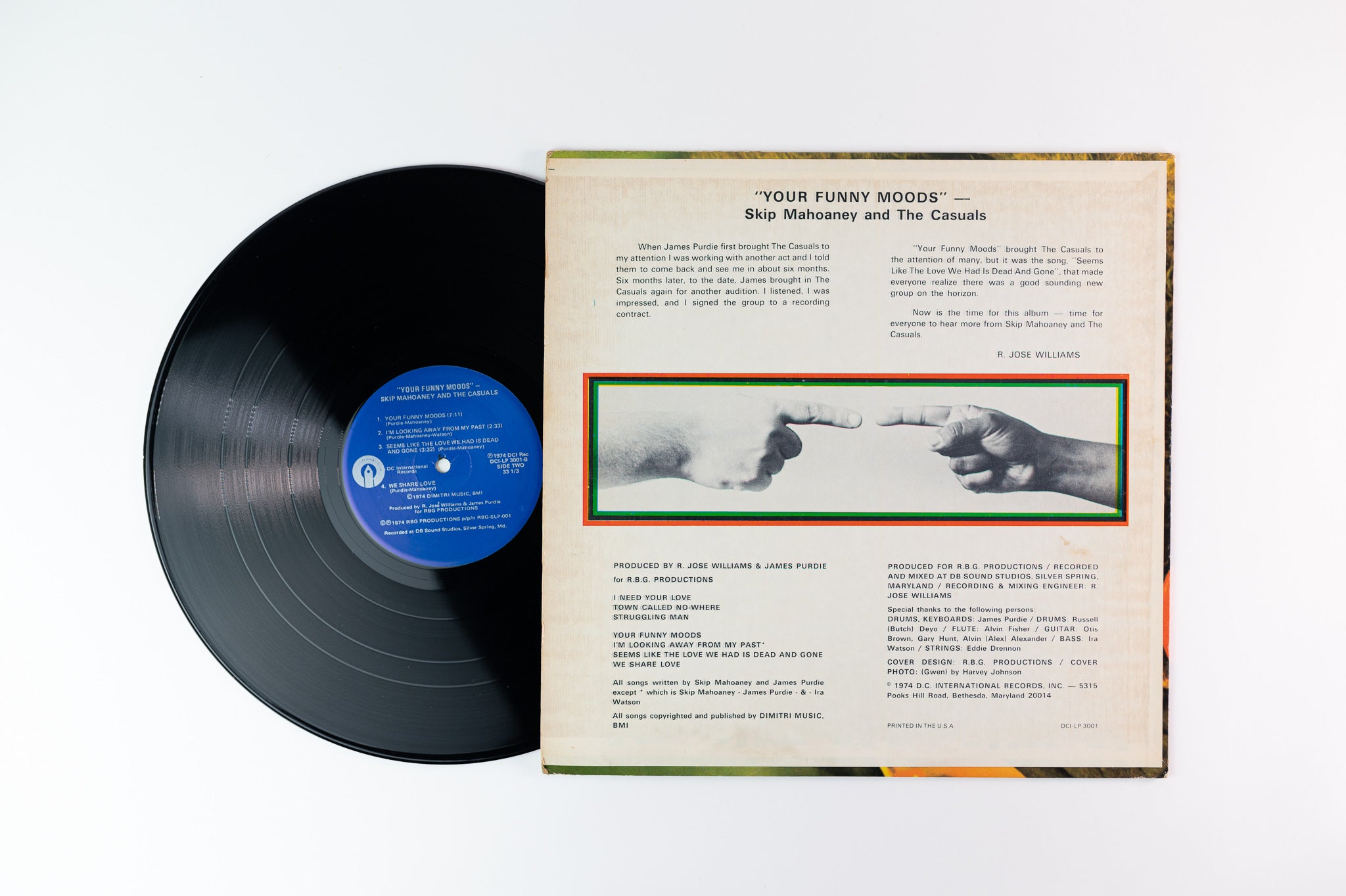 Skip Mahoney & The Casuals - Your Funny Moods on DC International Reco